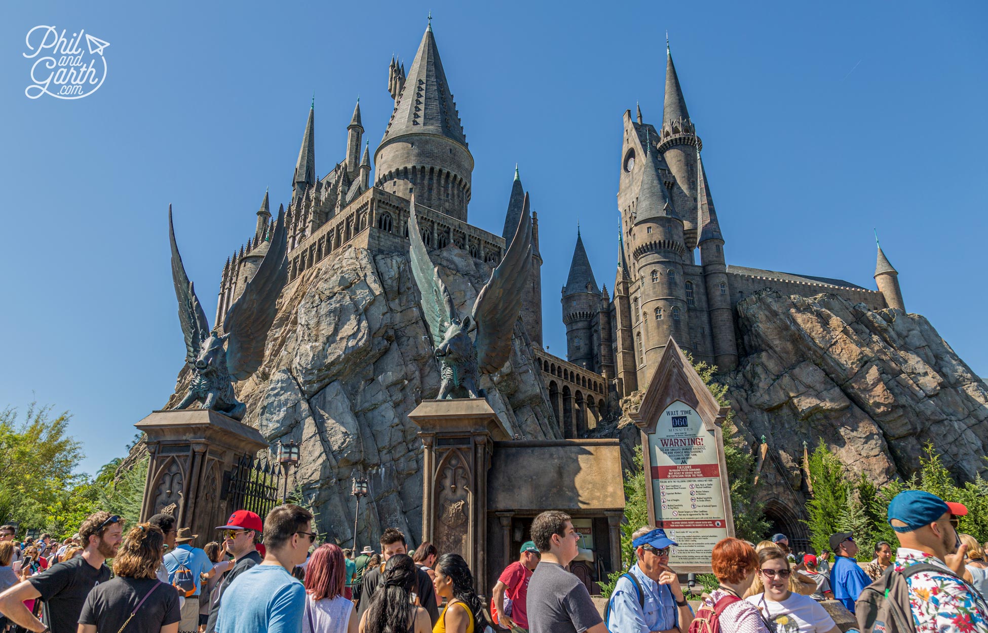 The INCREDIBLE Forbidden Journey ride inside Hogwarts