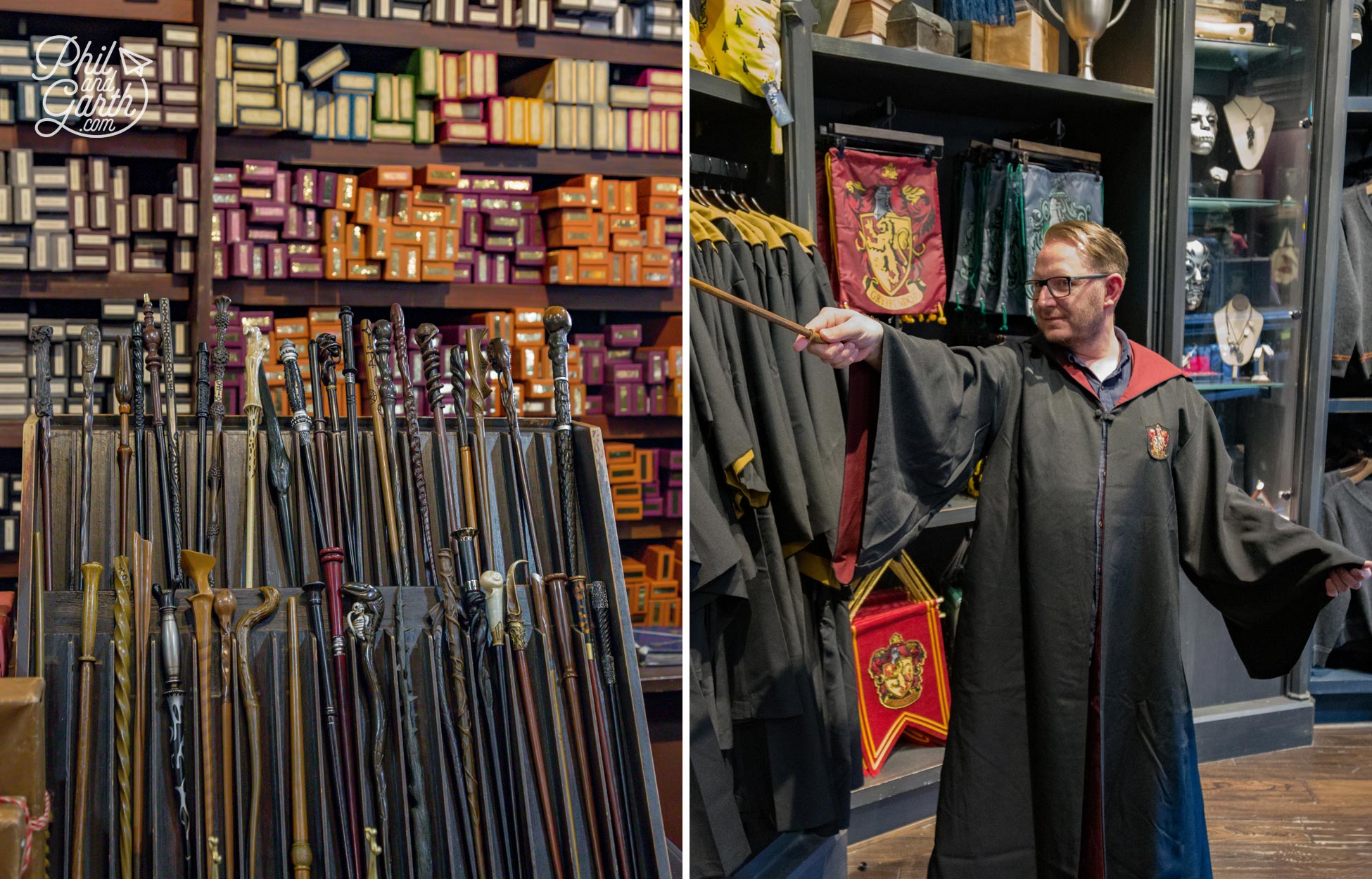The Harry Potter souvenir shop is immense!