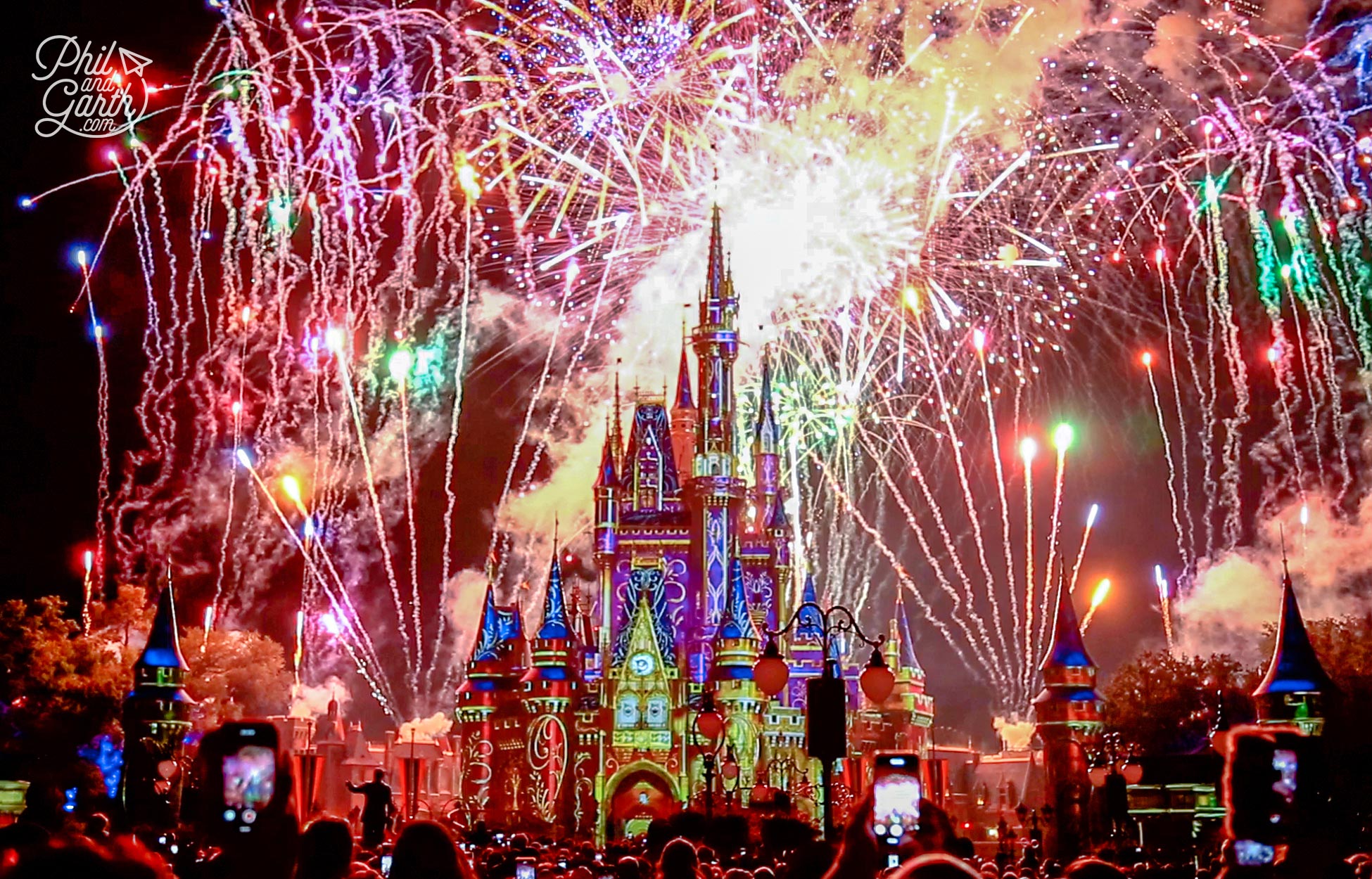 The incredible fireworks climax at Disney's Magic Kingdom