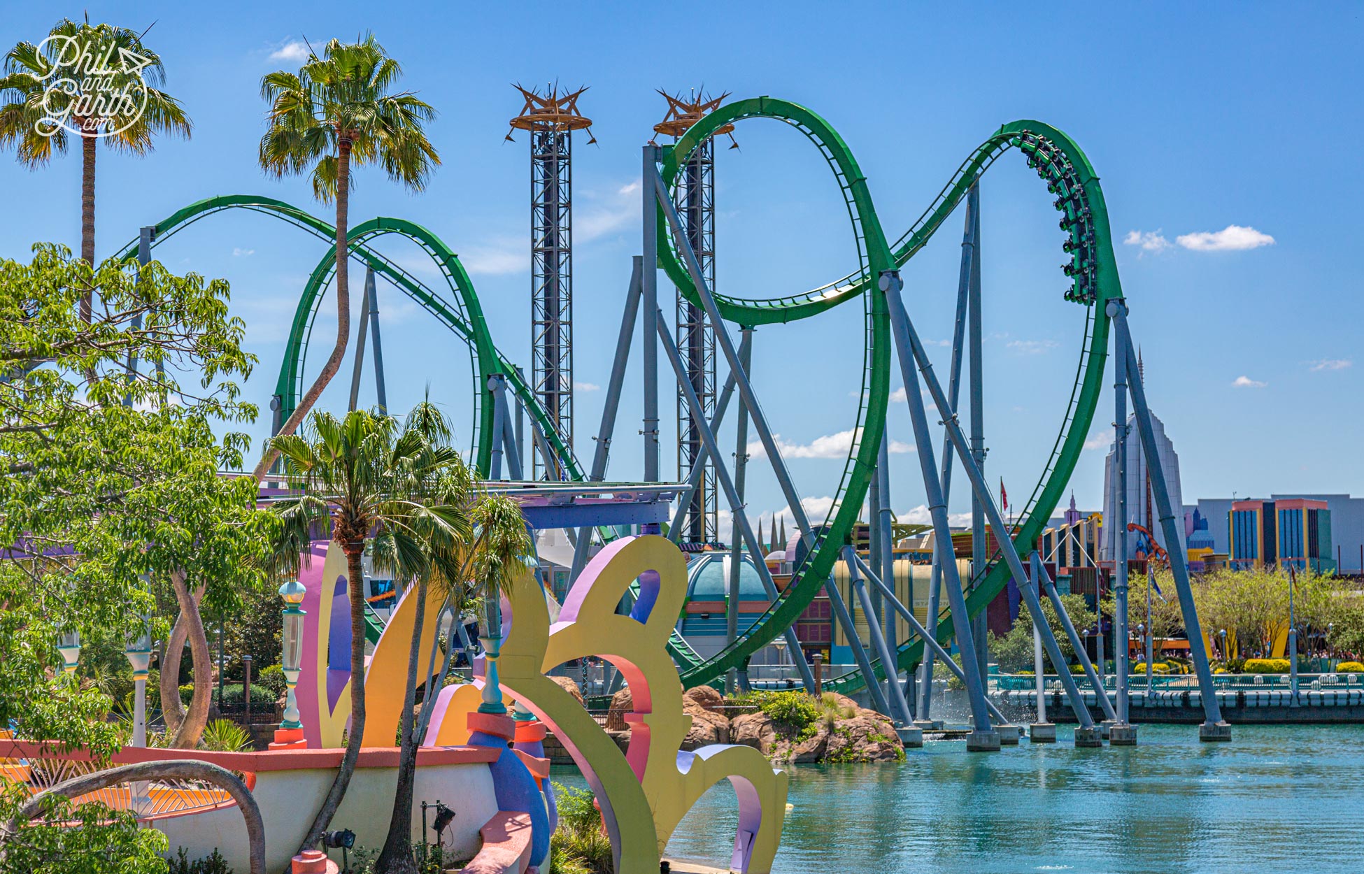 Look at the size of the Hulk coaster