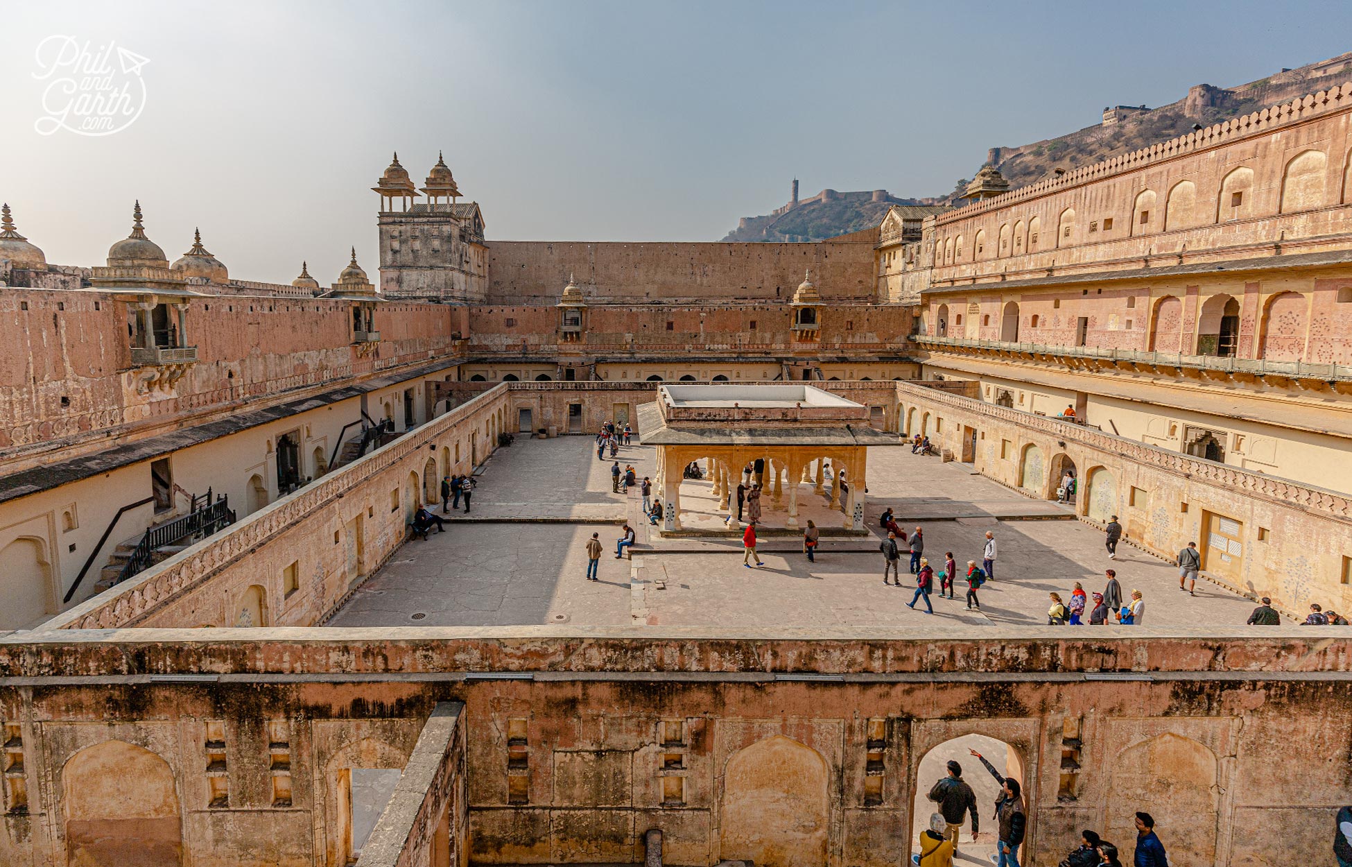 The 4th courtyard was for the Royal women. They lived here and would meet in the central pavilion 