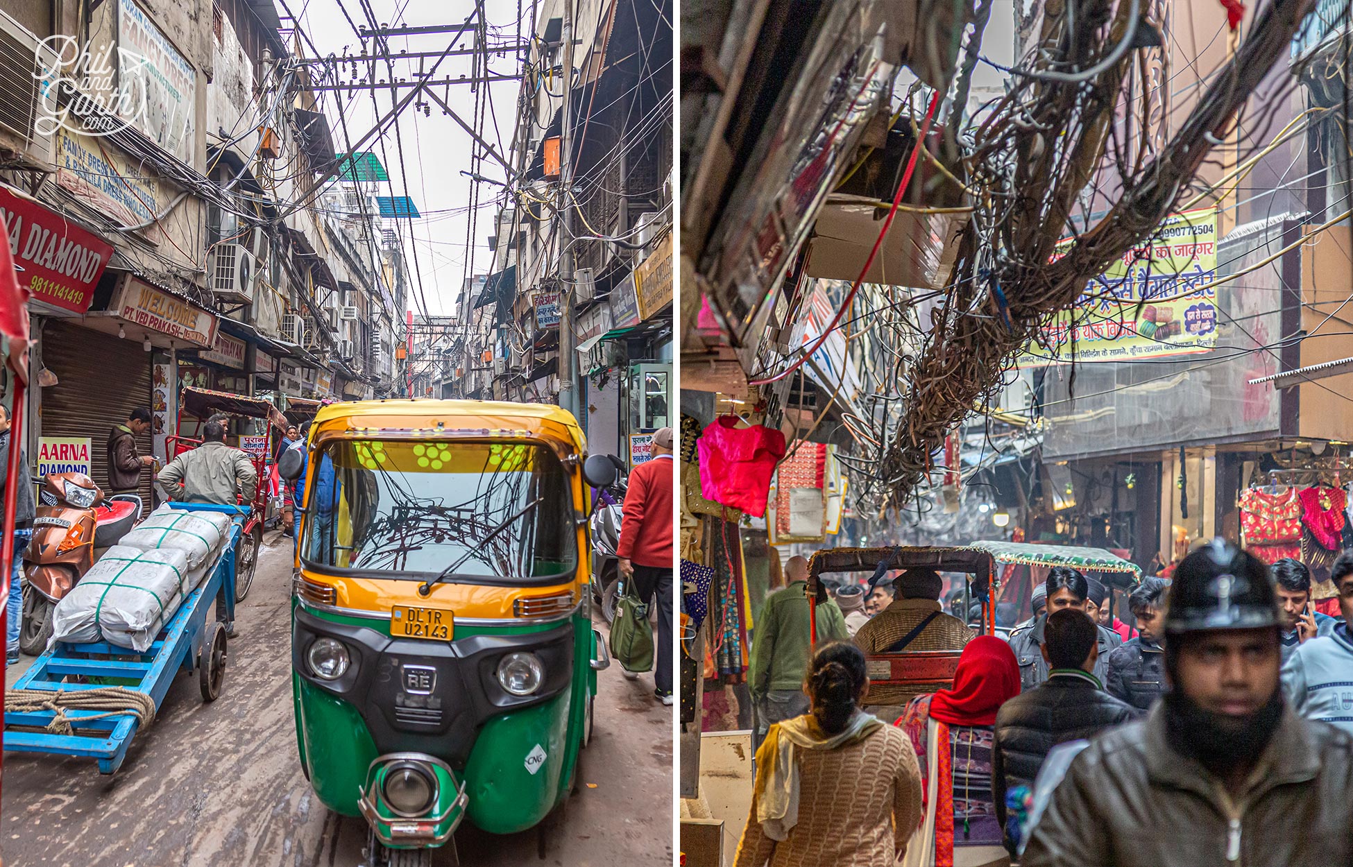 Take a deep breath and keep all your body parts within the rickshaw