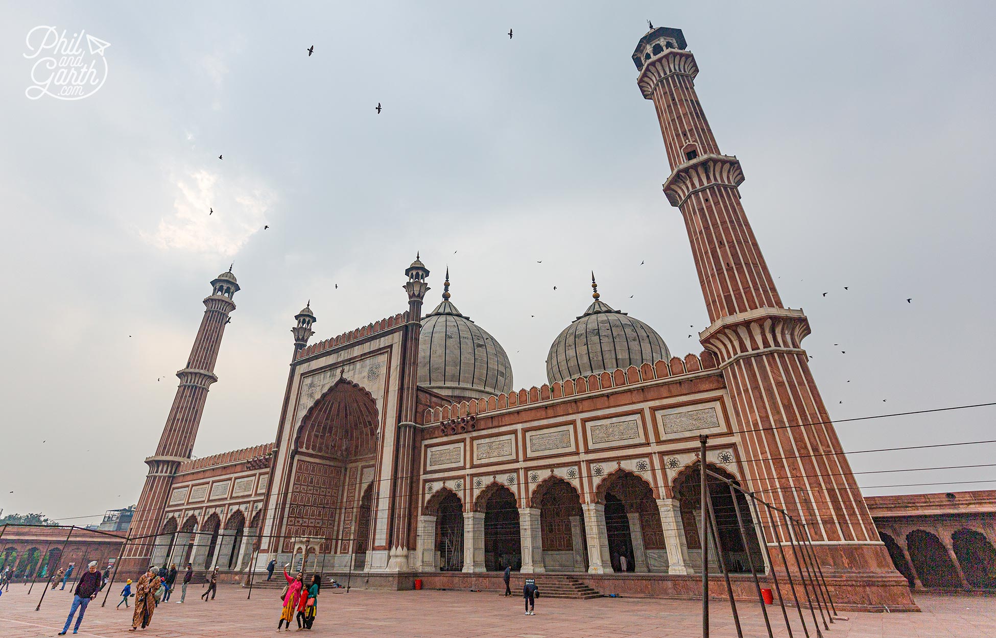 It costs 300 INR to climb the 121 steps to the top of the minaret