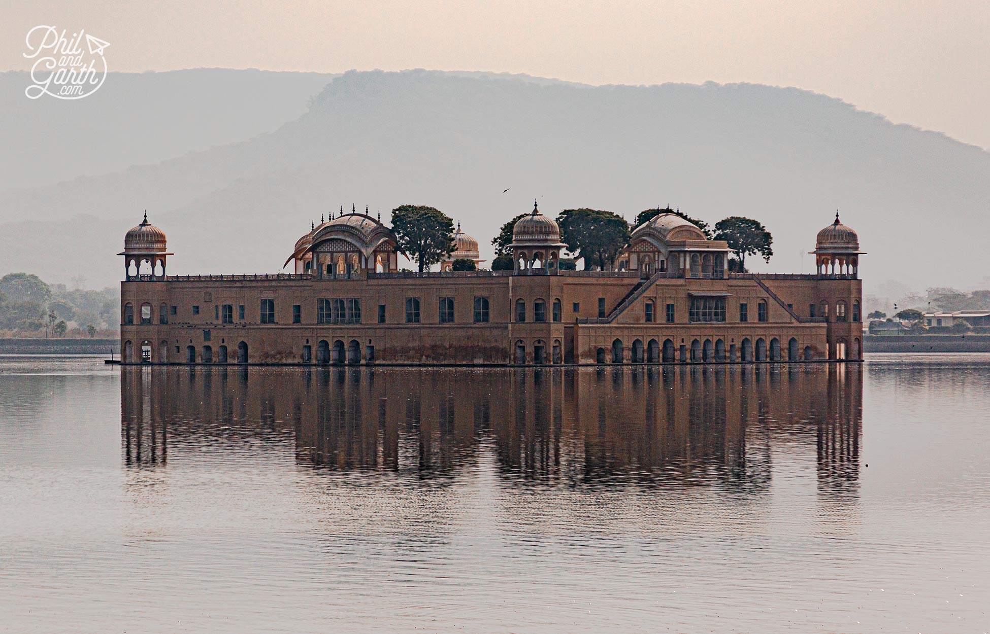 Jal Mahal - photo taken on the way back to Jaipur after visiting Amber Fort