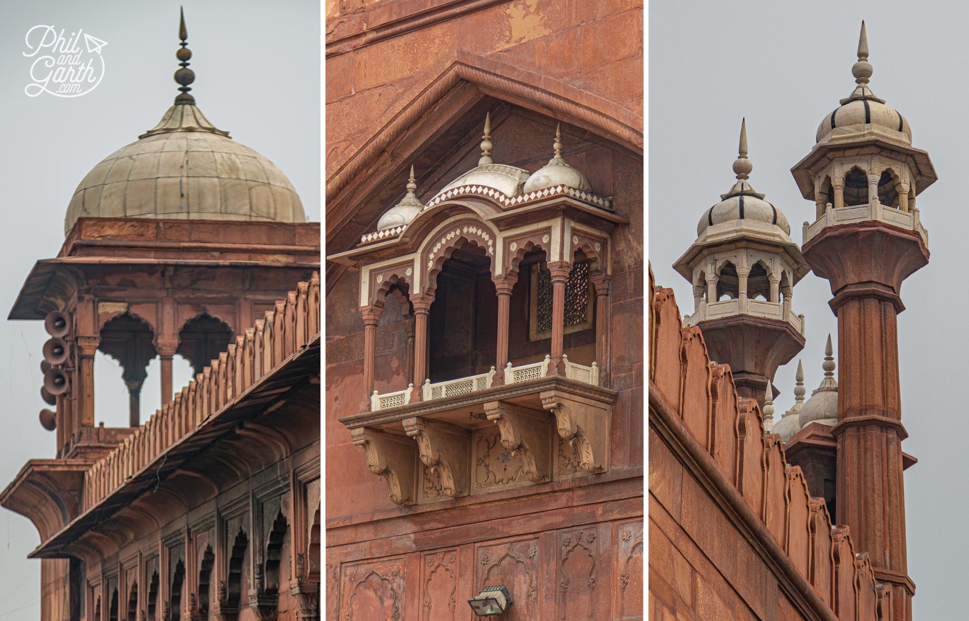 Jama Masjid is famous because it holds a pair of sandals, some hair and a footprint of the Prophet Muhammad