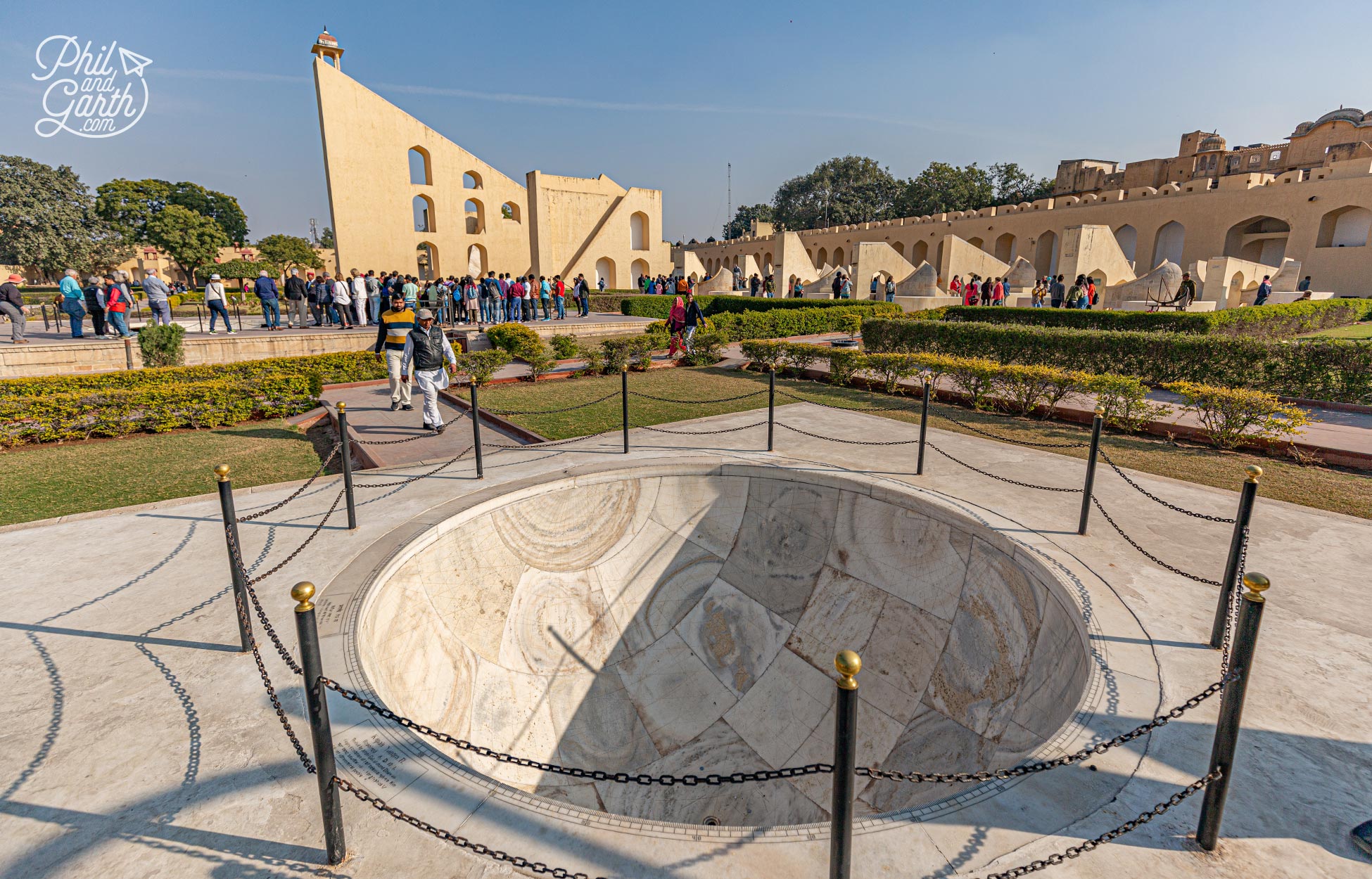 The Jantar Mantar structures in Jaipur