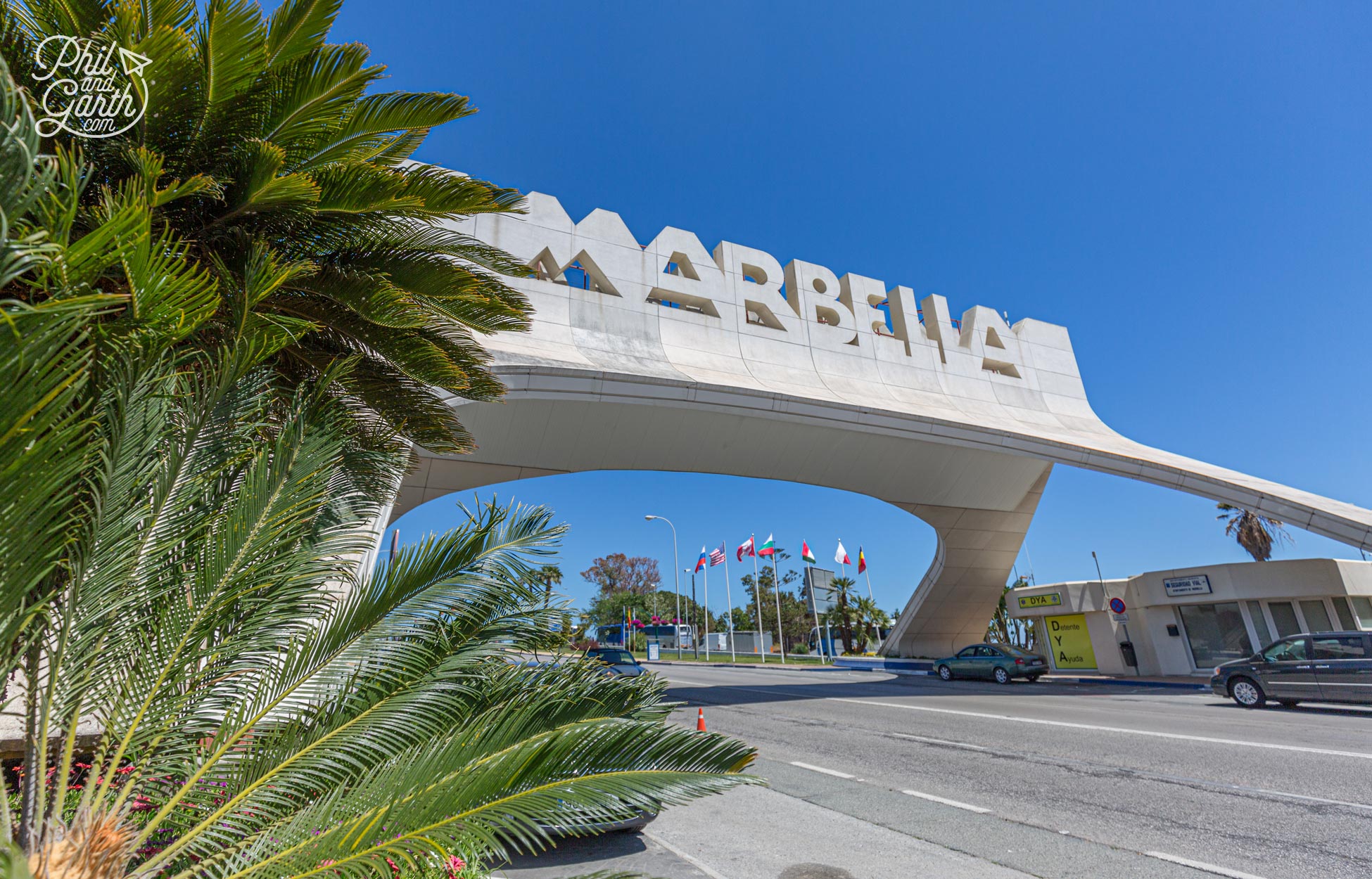 Upmarket Marbella is a 45 minute drive from Malaga airport