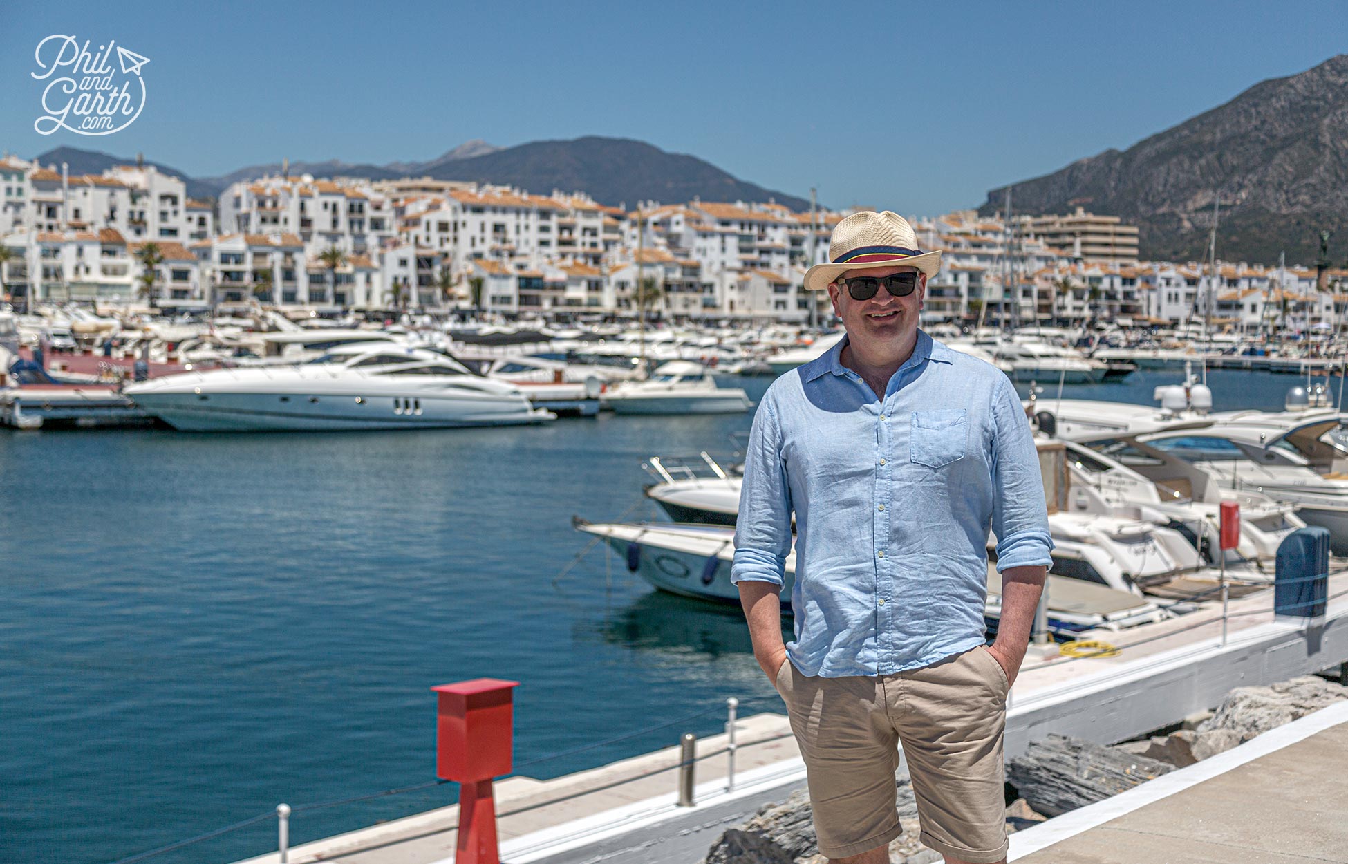 Does Phil looks like a billionaire? Famous Marbs residents include Sir Alan Sugar & Antonio Banderas