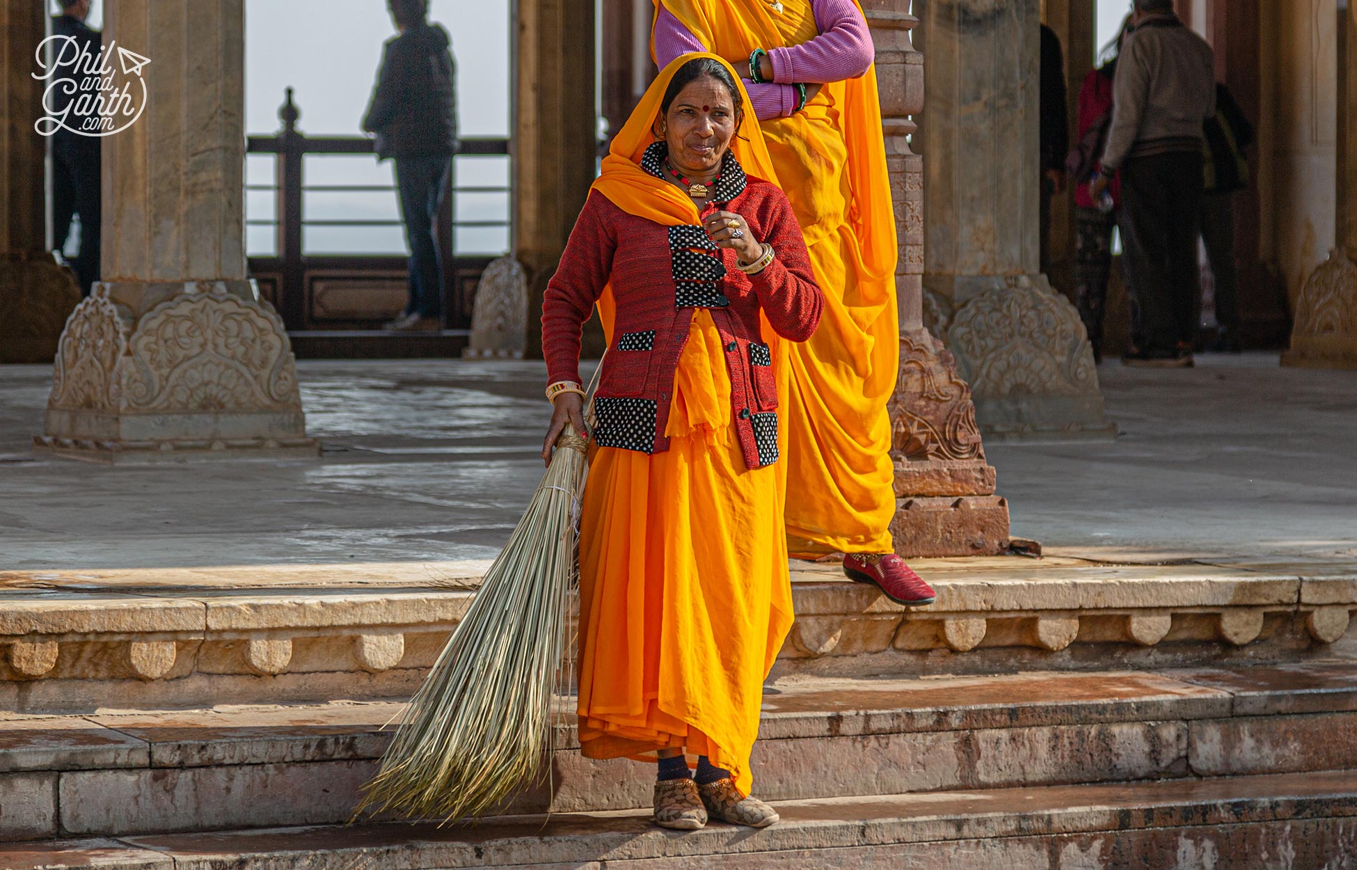 Phil decided to call these cleaning ladies 'flickers' as they just flick dirt around rather than collect it