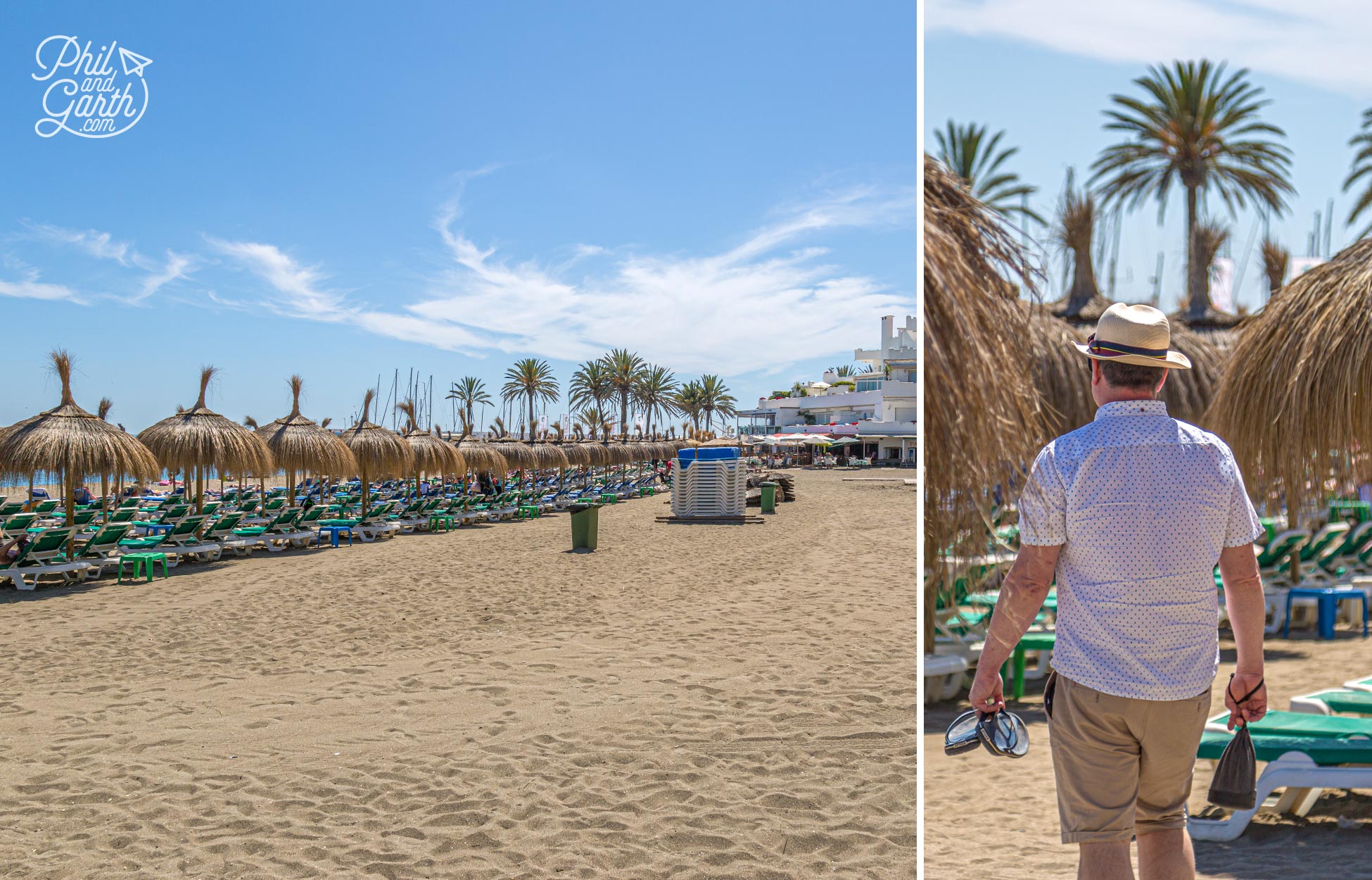 Playa de Venus, Marbella's city centre beach