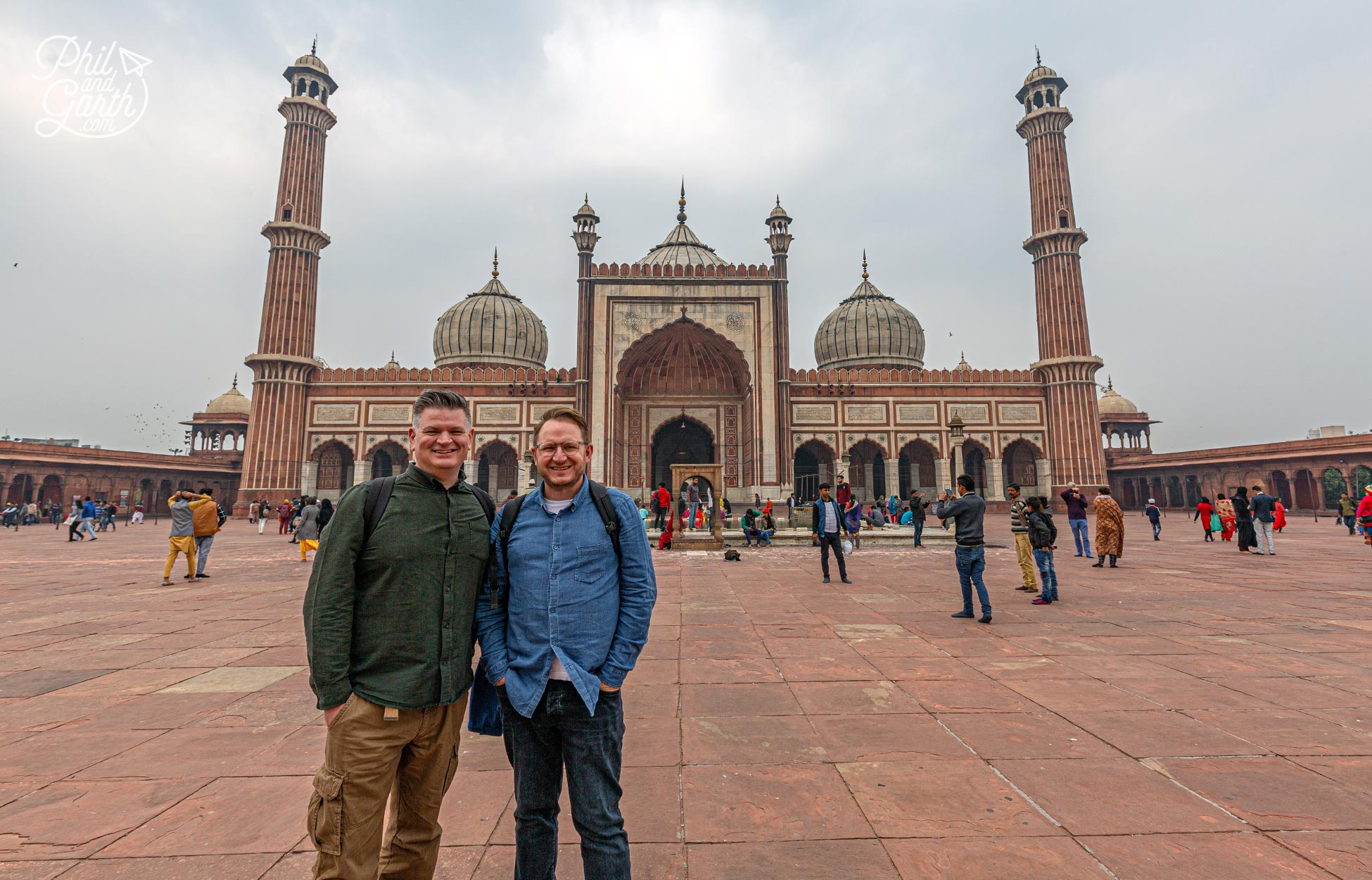 The elegant Jama Masjid Mosque was built in 1656 - it's incredibly old!