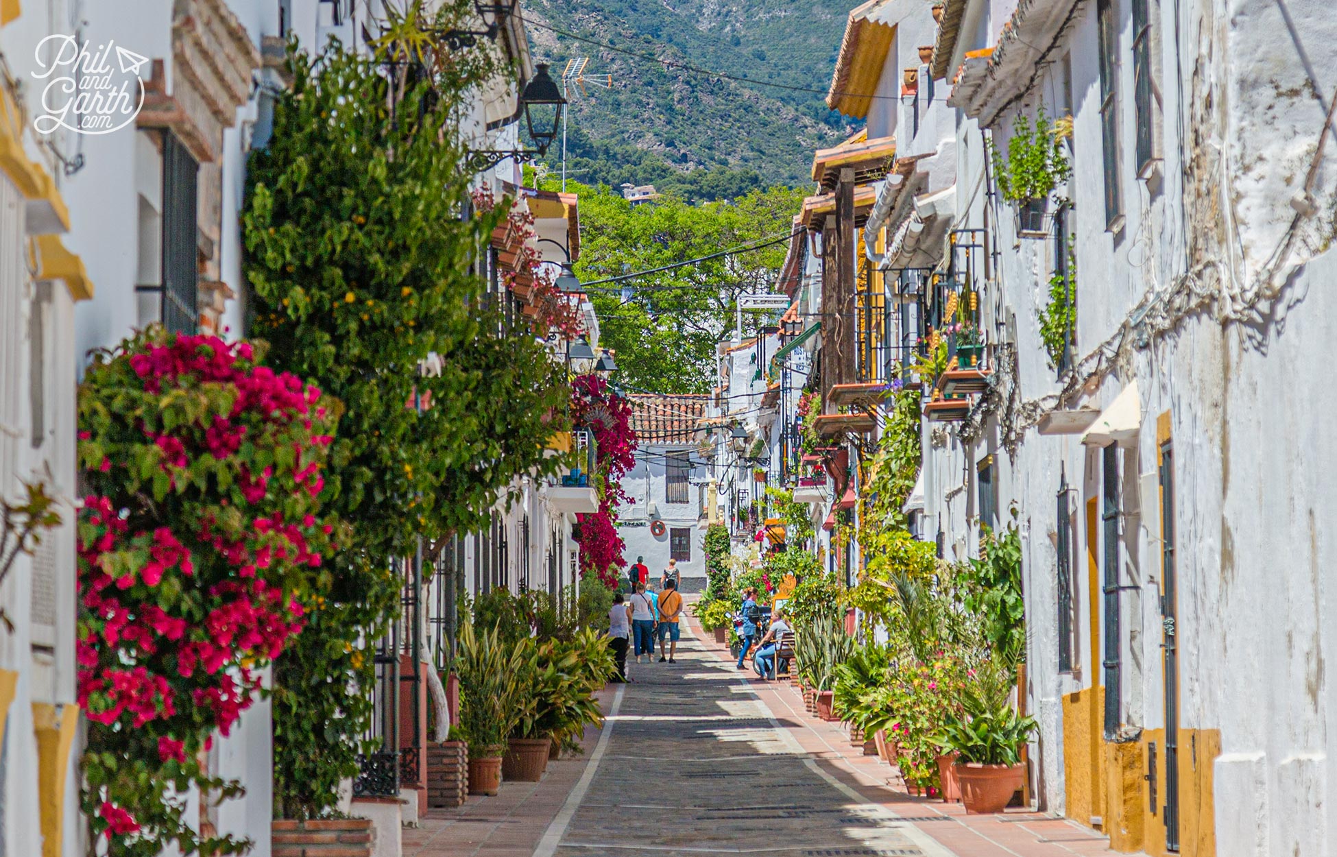 The beautiful Sierra Blanca mountains provide a fabulous backdrop to Marbella