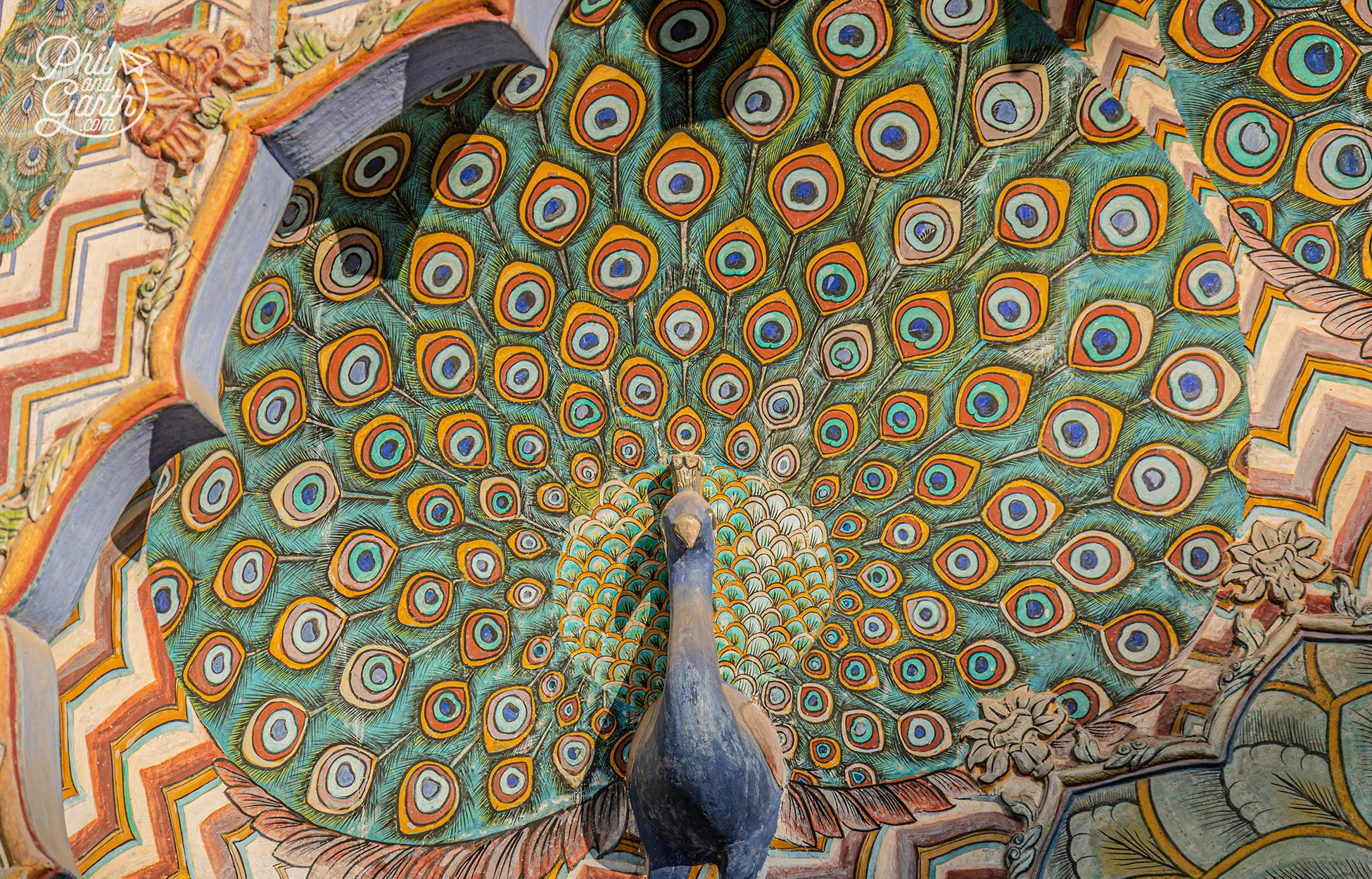 The peacock is the national bird of India. A symbol of beauty and love