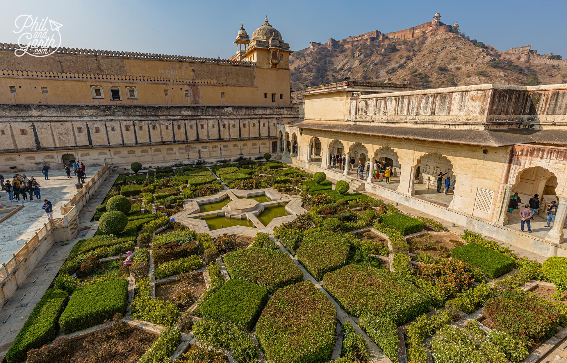 The 3rd courtyard is the King's courtyard with a secret garden