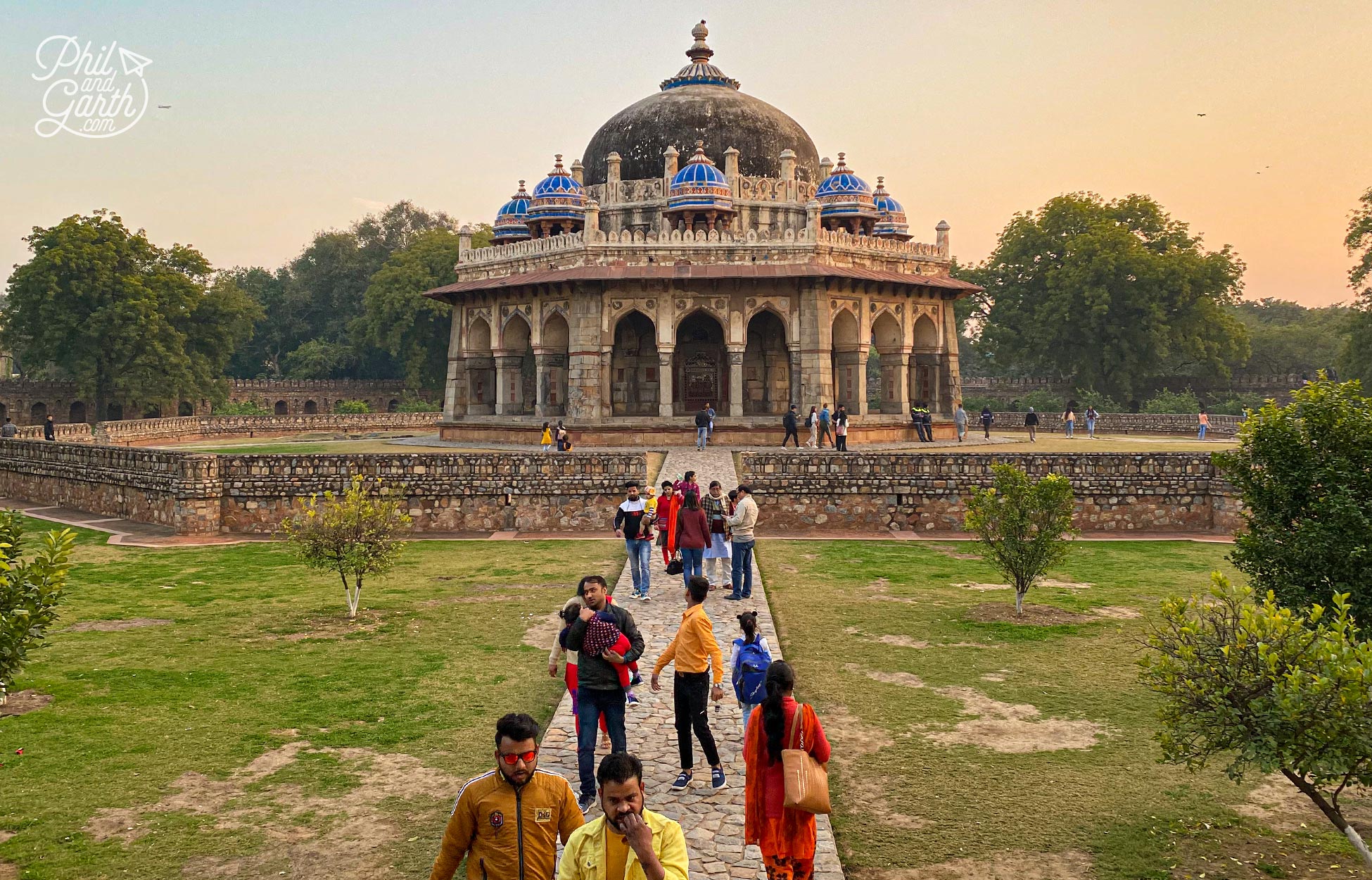 Tomb of Isa Khan in the grounds of Humayun's Tomb