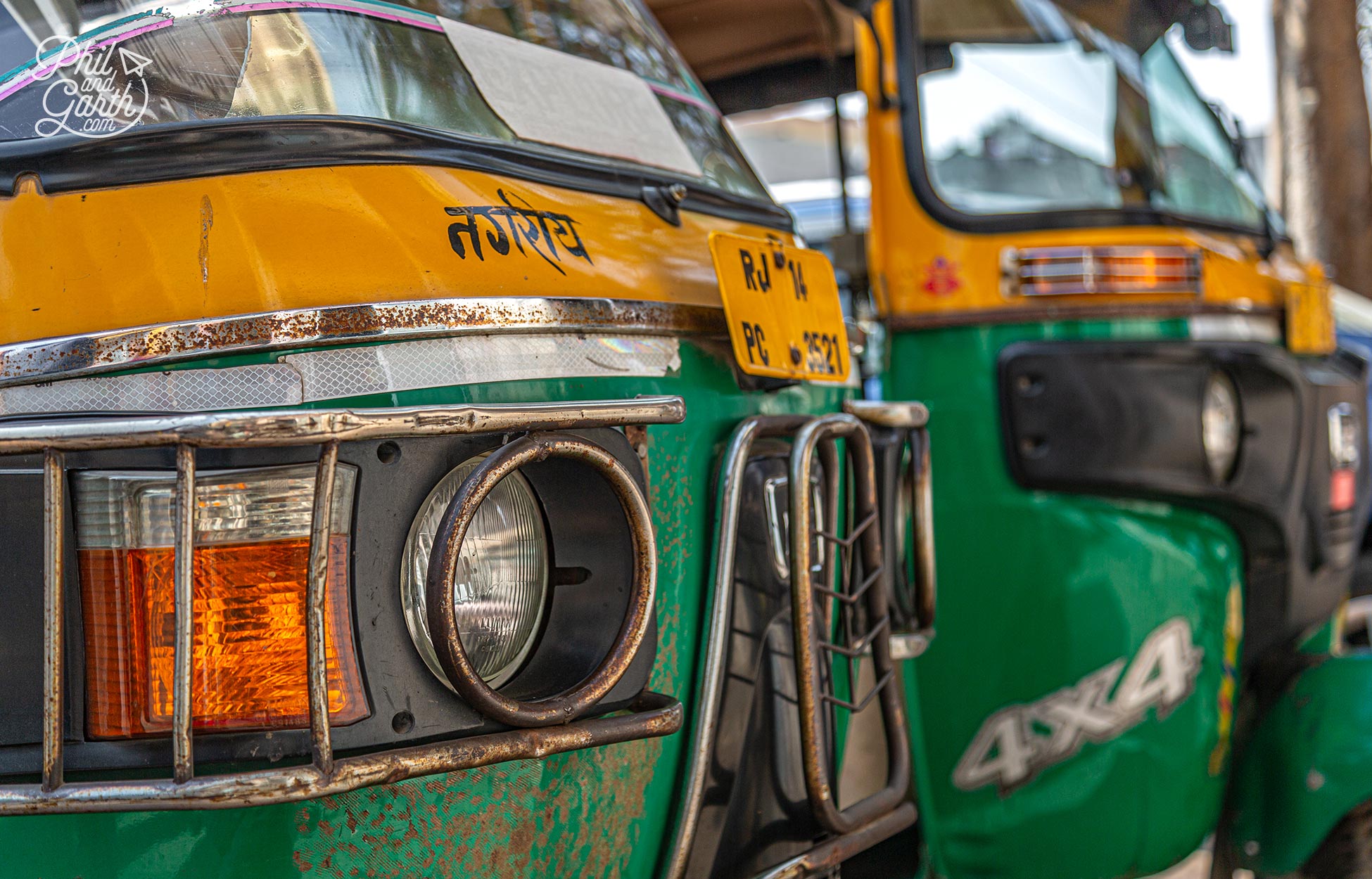 Tuk tuks are by far the easiest way to get around Jaipur