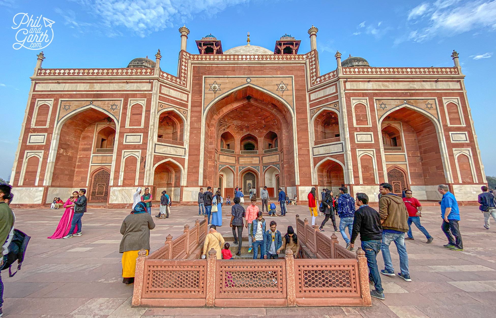 View from the upper platform where you'll find the entrance to the inside hall