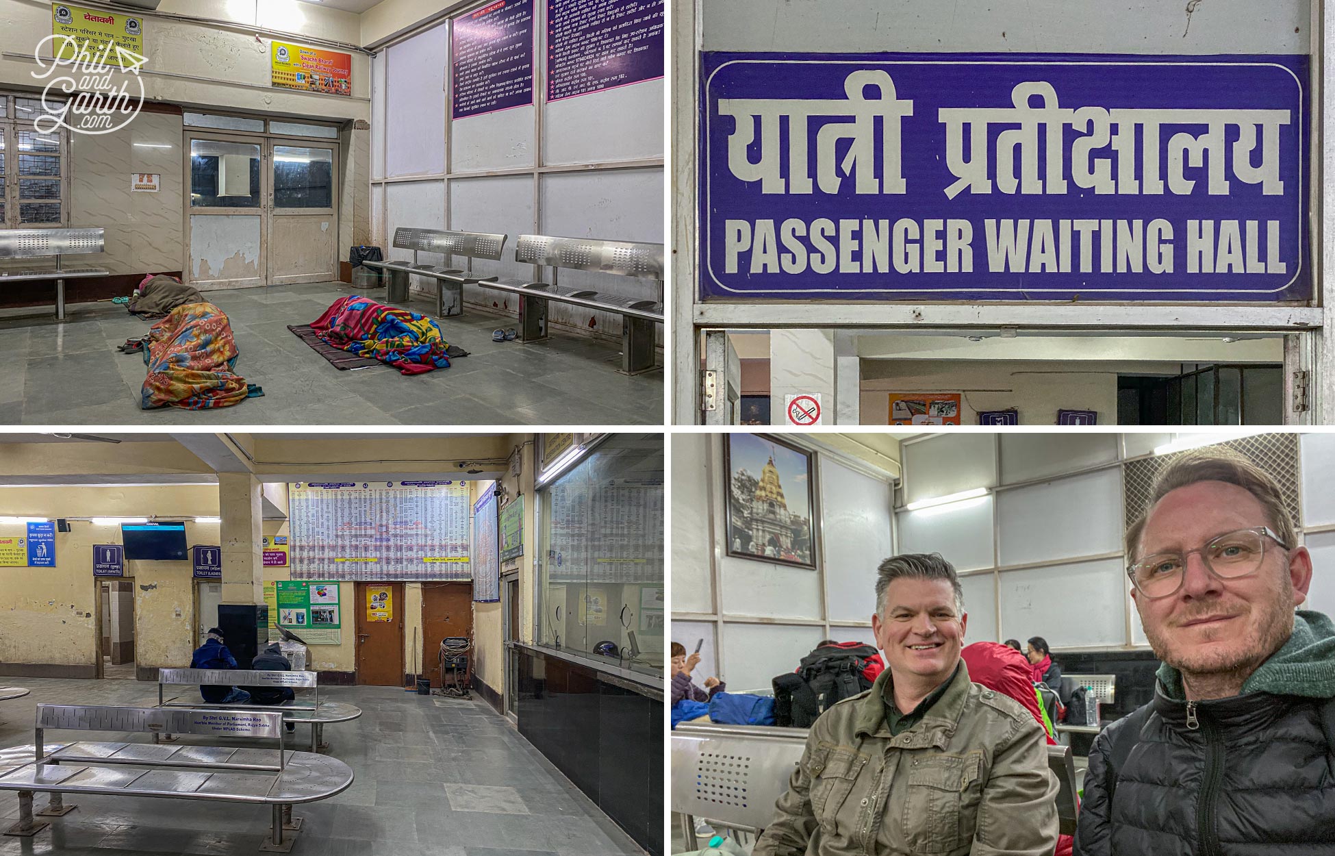 Waiting at Varanasi for the sleeper train to Kolkata