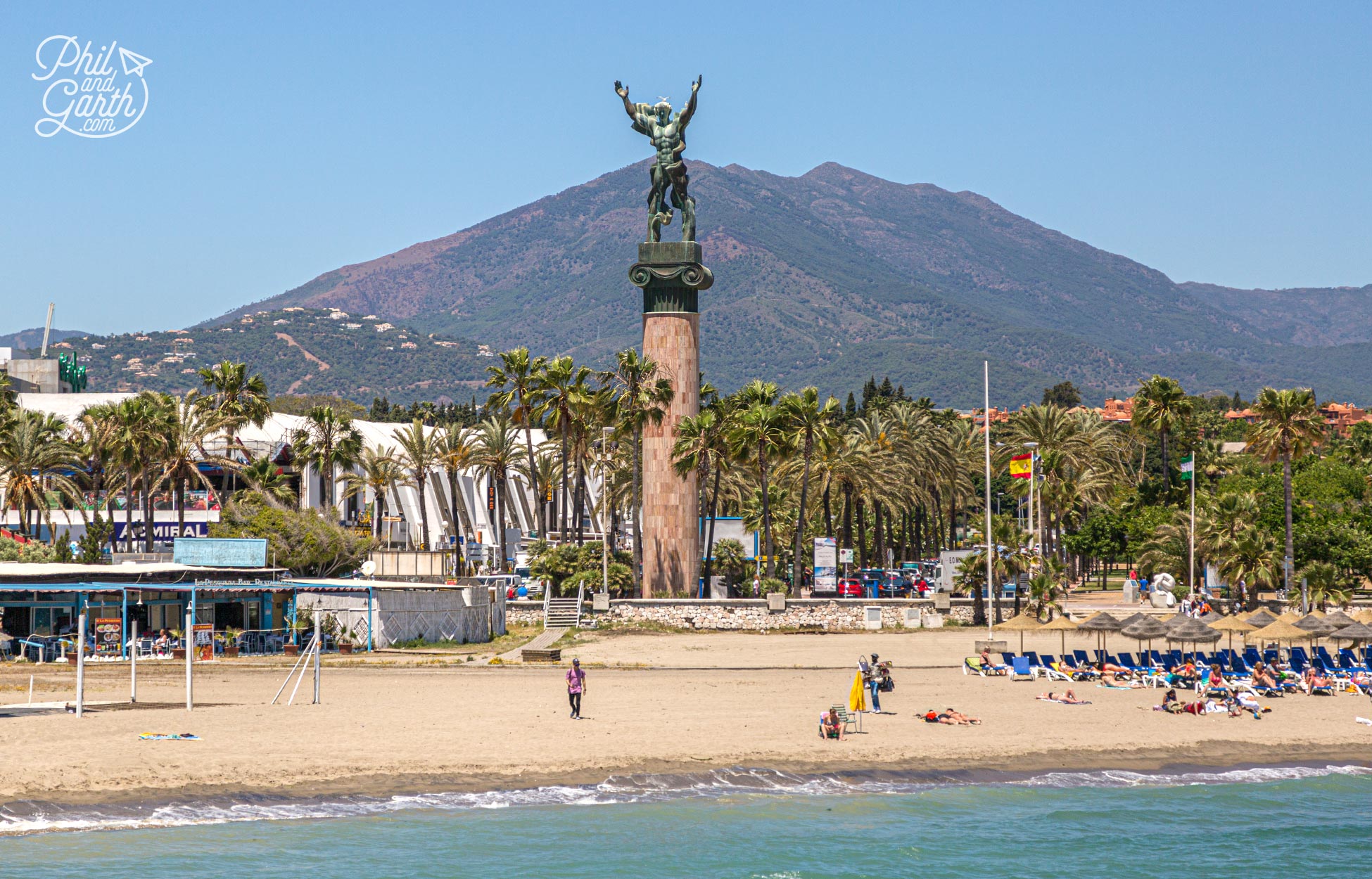 Walk from Marbella's city centre to Puerto Banus along the 'Golden Mile'