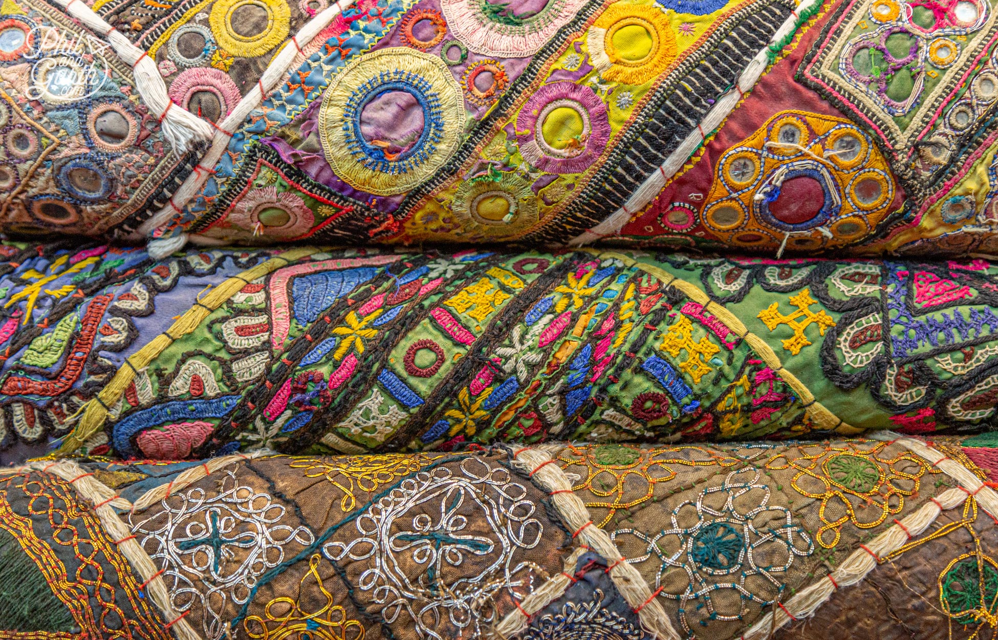 Wonderful Indian textiles and colour