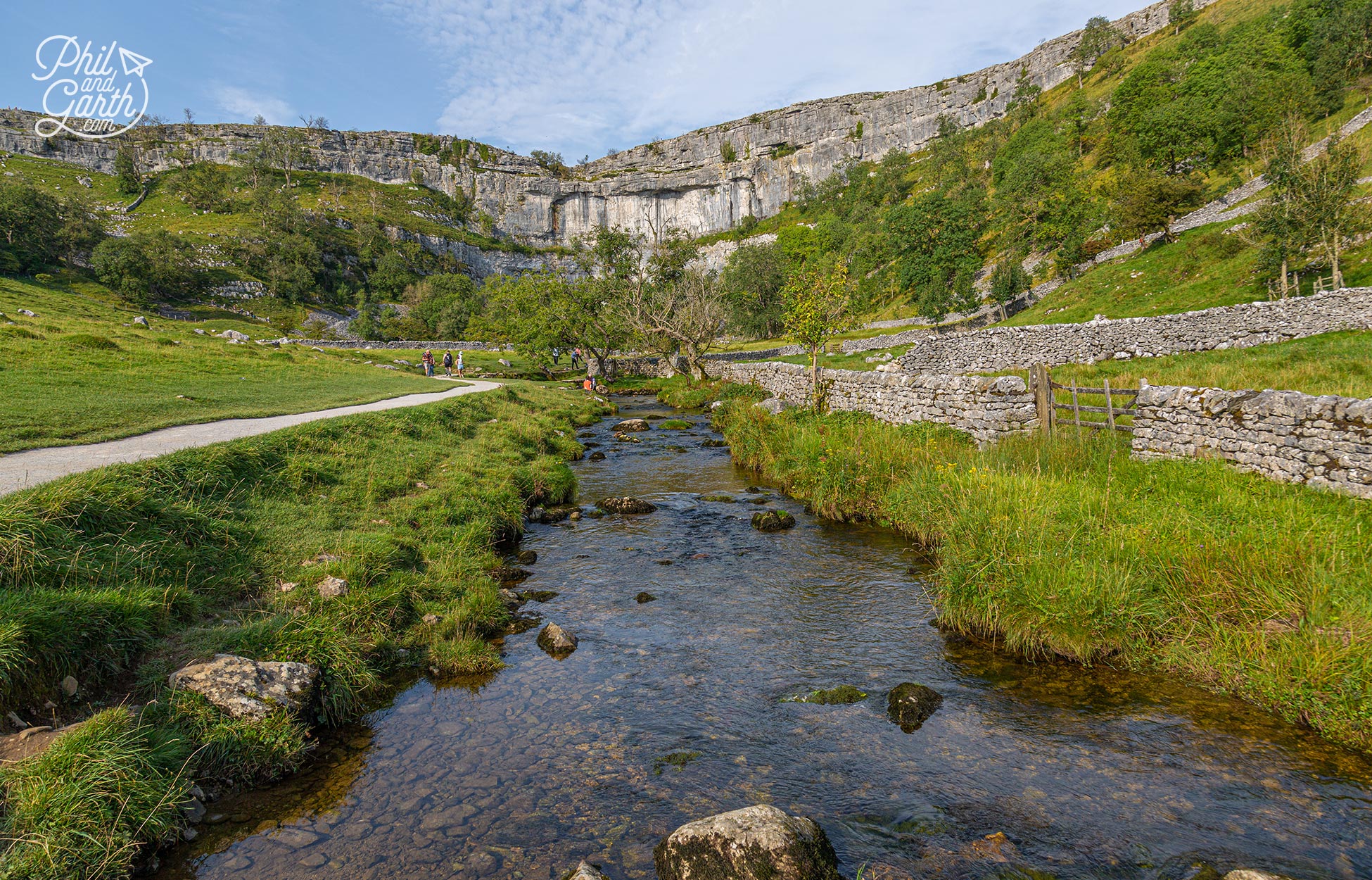 Its a gorgeous walk along the river to see the natural amphitheatre of Malham Cove