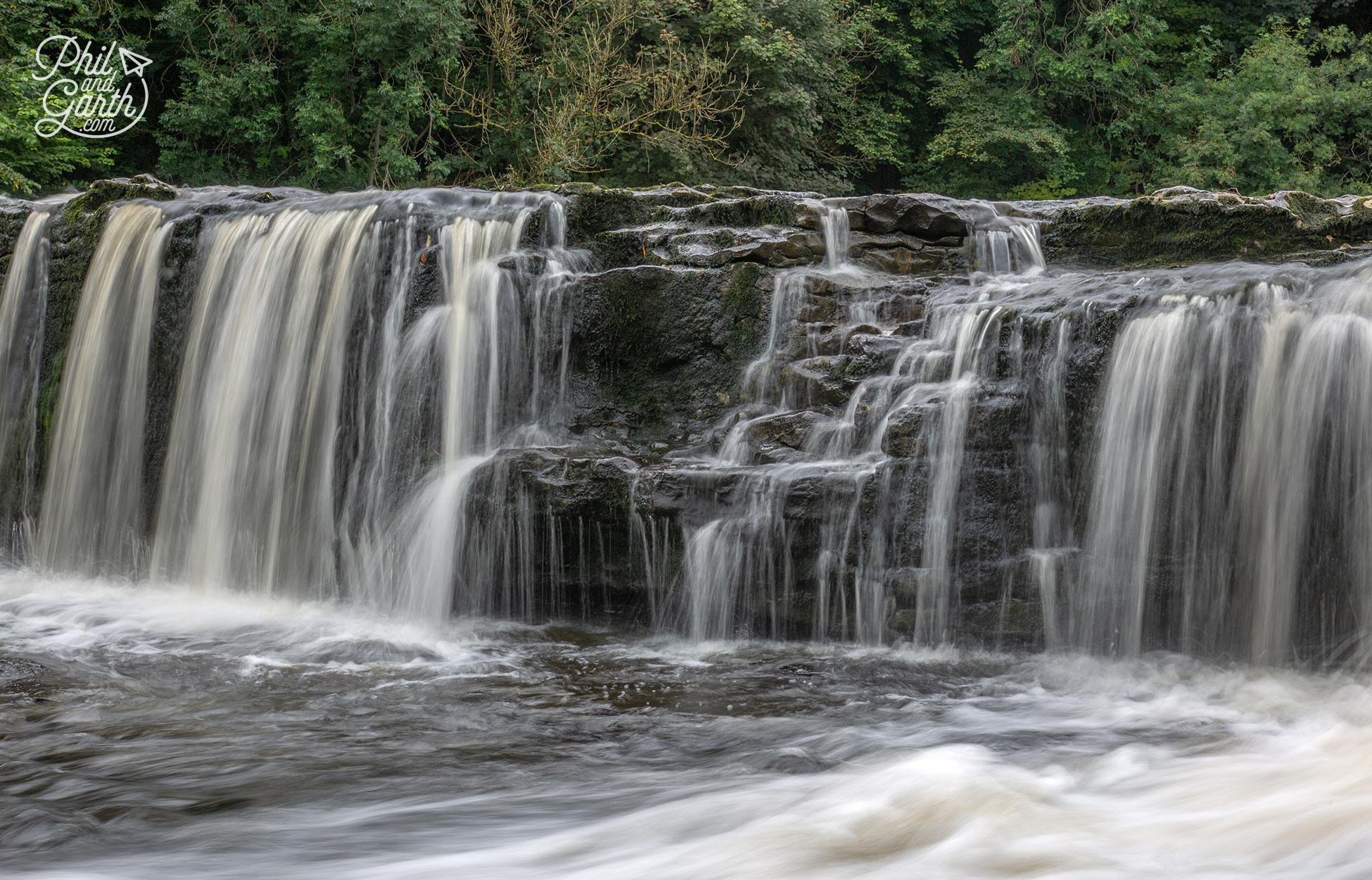 Aysgarth Falls is best seen in the Winter after heavy rain