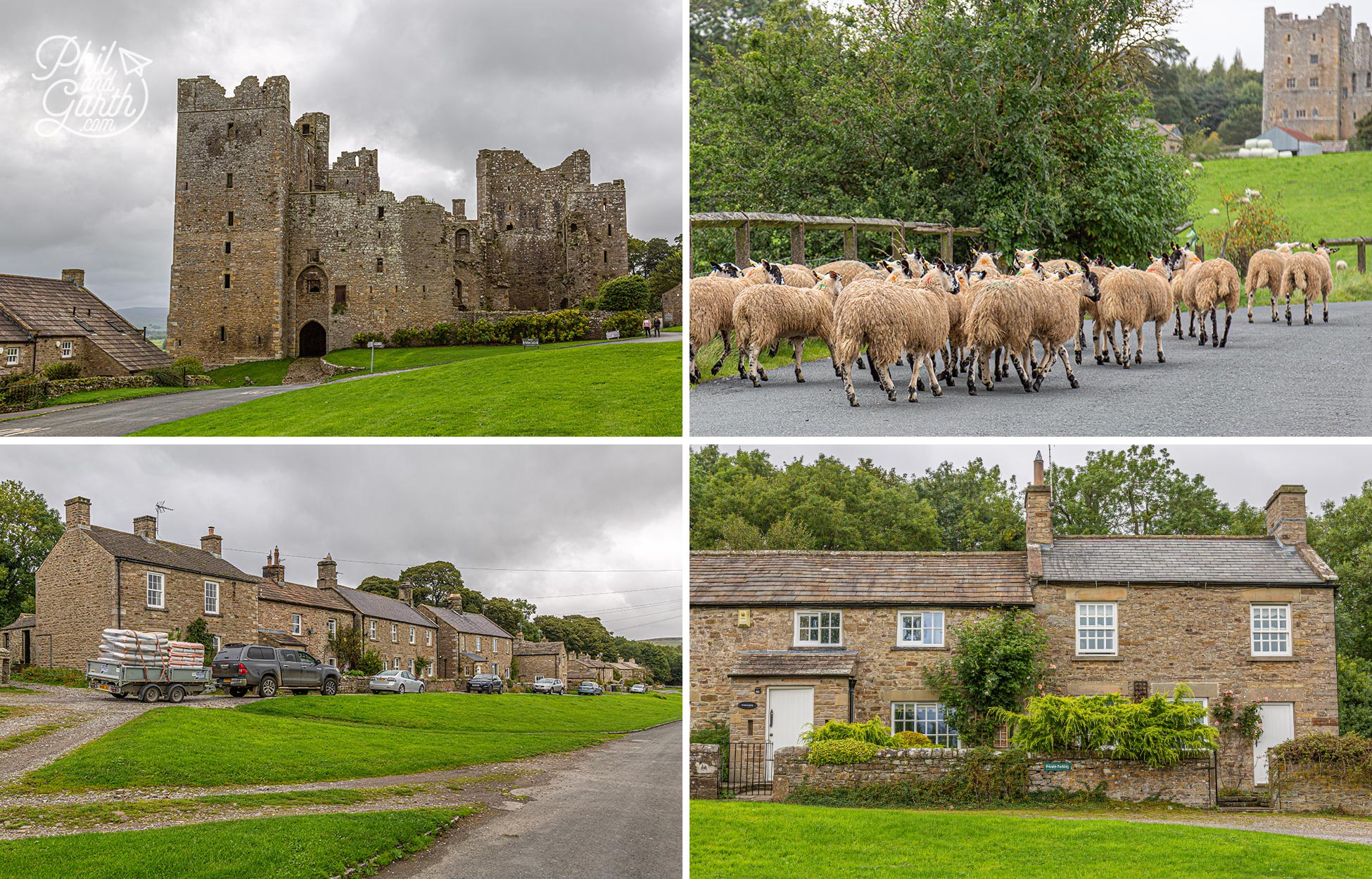 The castle is in the small village of Castle Bolton