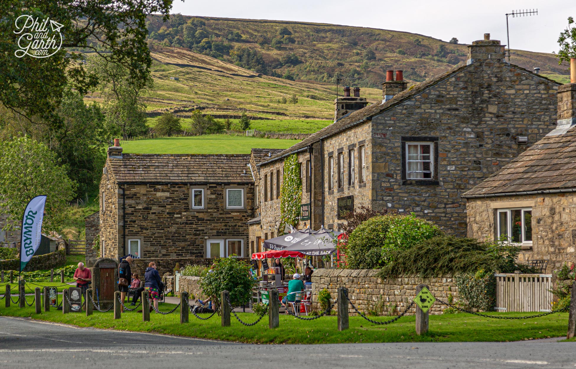 A small tea room and ice cream shop in Burnsall Yorkshire Dales