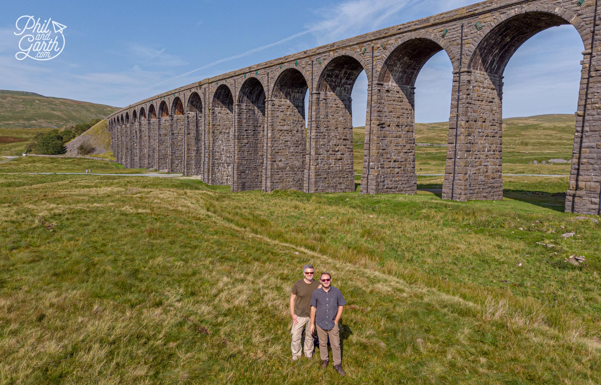 24 huge stone arches make up the Ribblehead Viaduct, completed in 1875