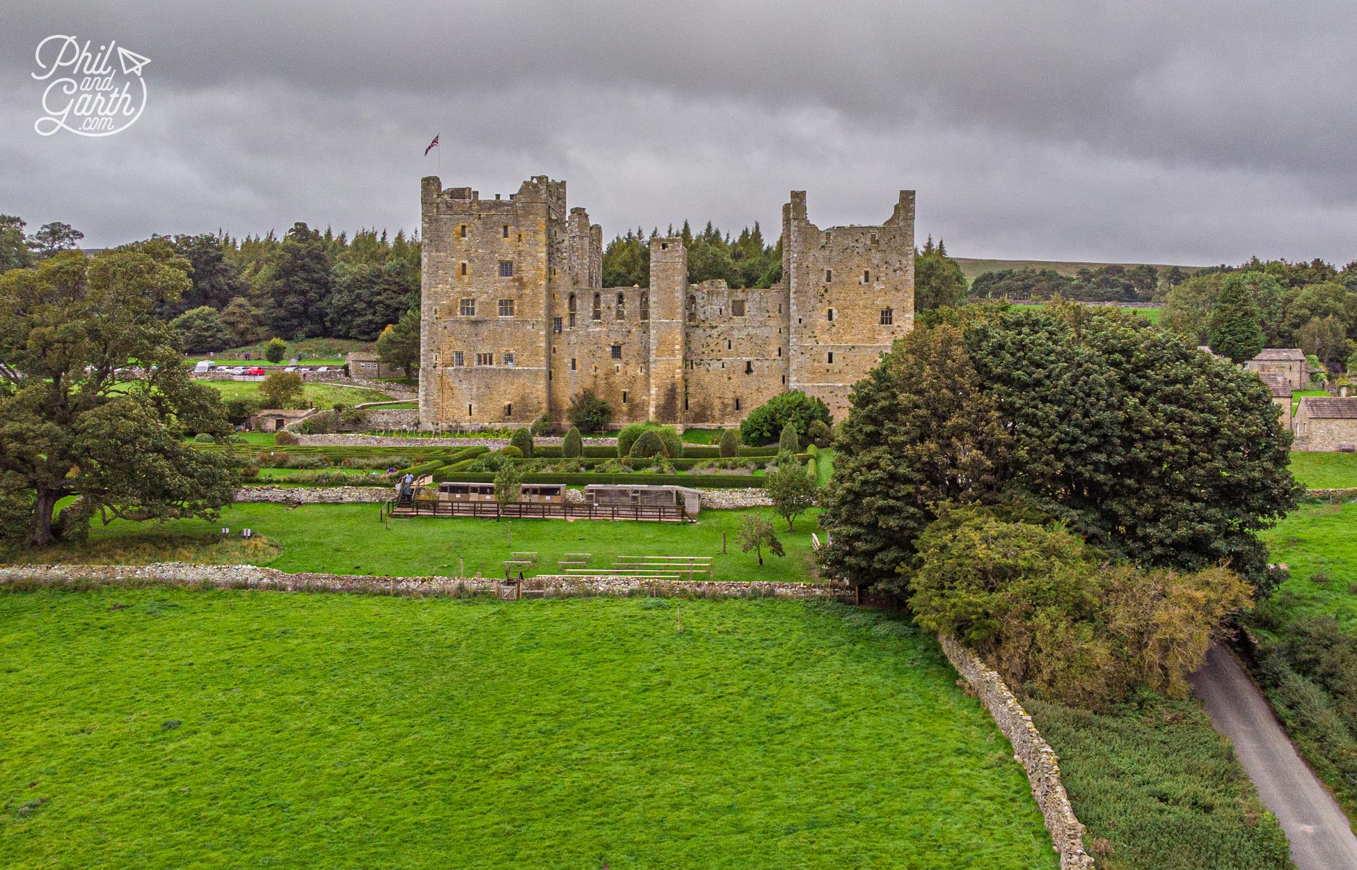 The 14th century Bolton Castle