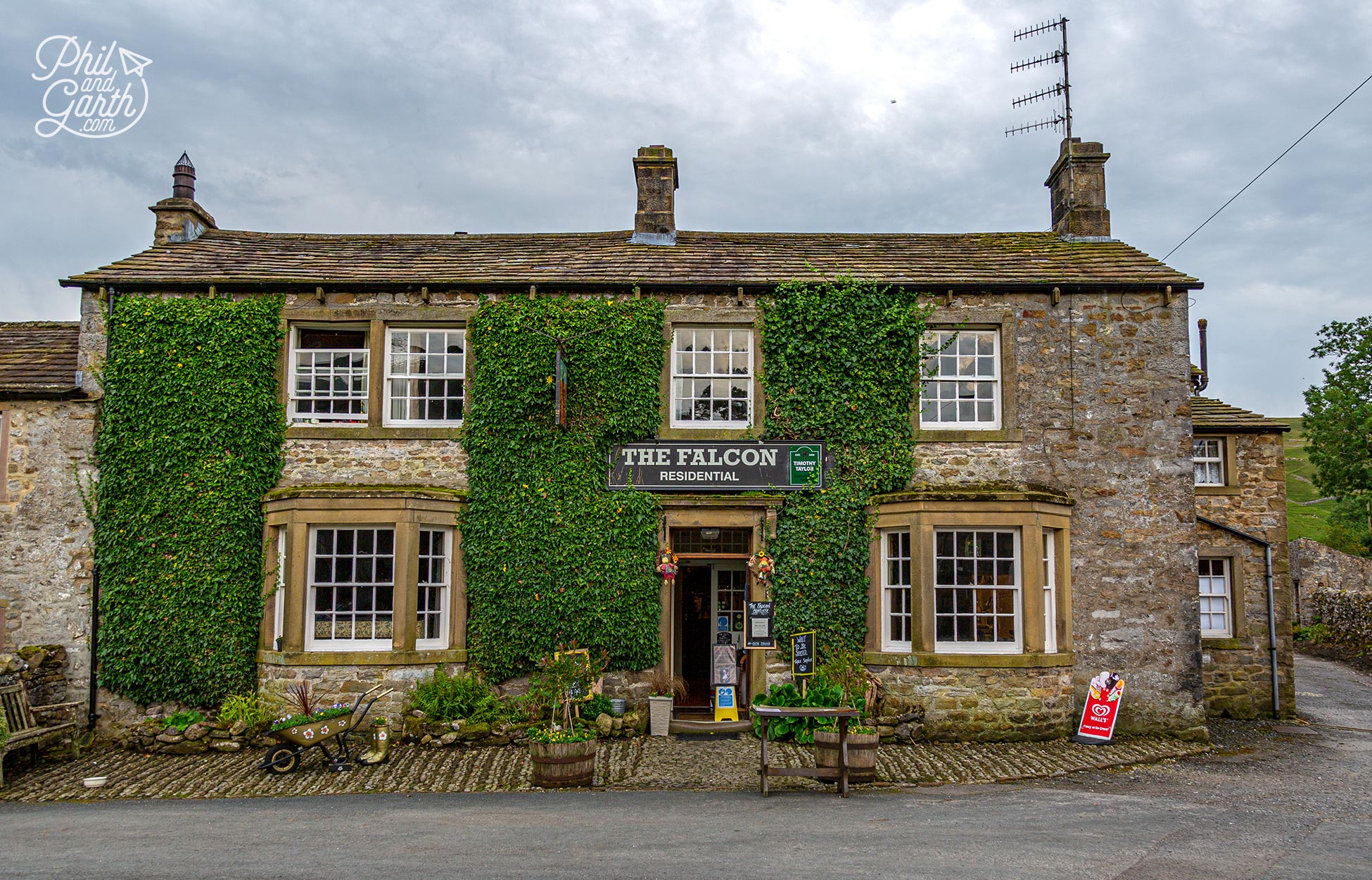 The Falcon pub in Arncliffe was the original Woolpack pub in Emmerdale