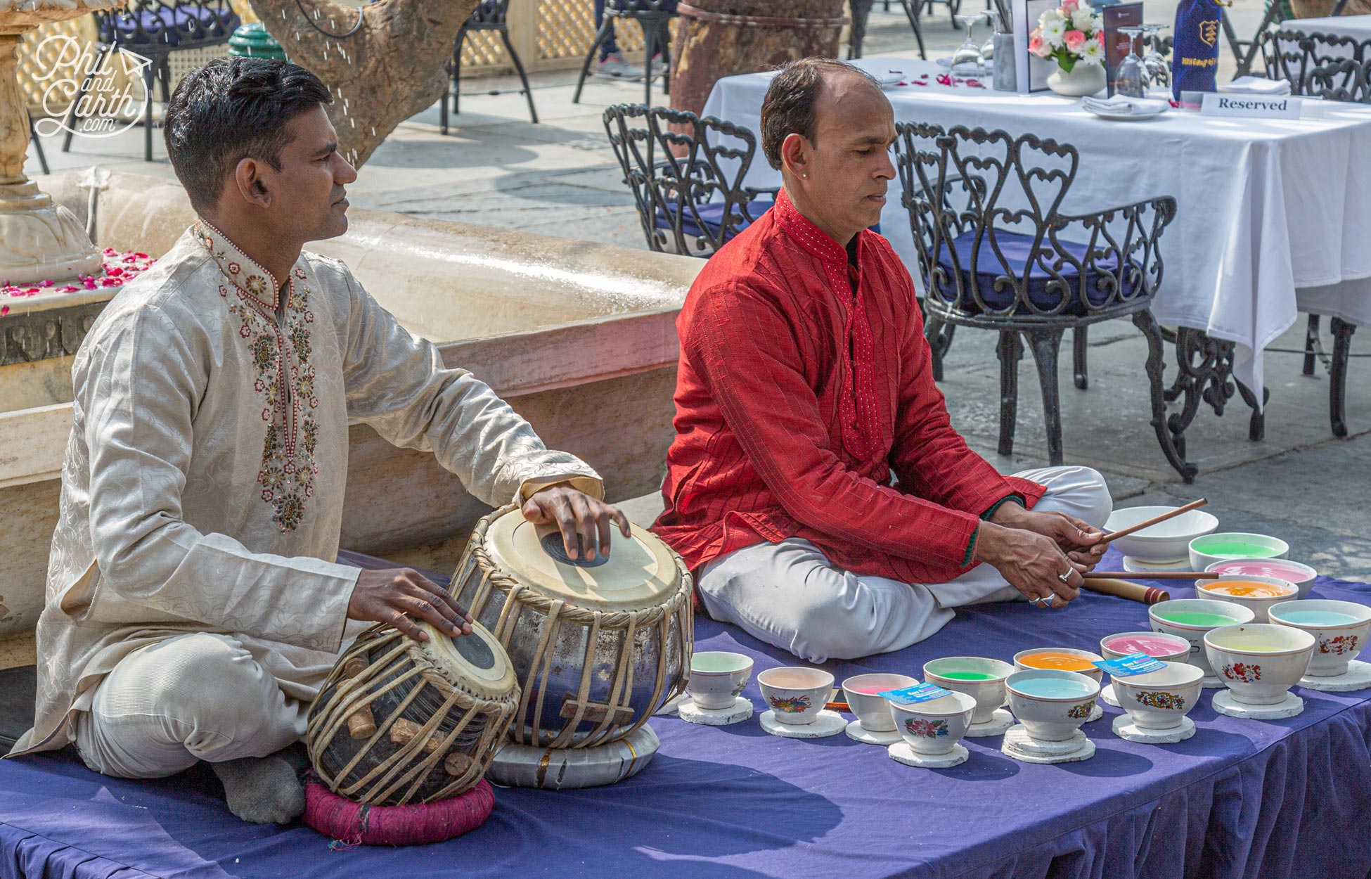 There's a lovely ambience added to by the musicians