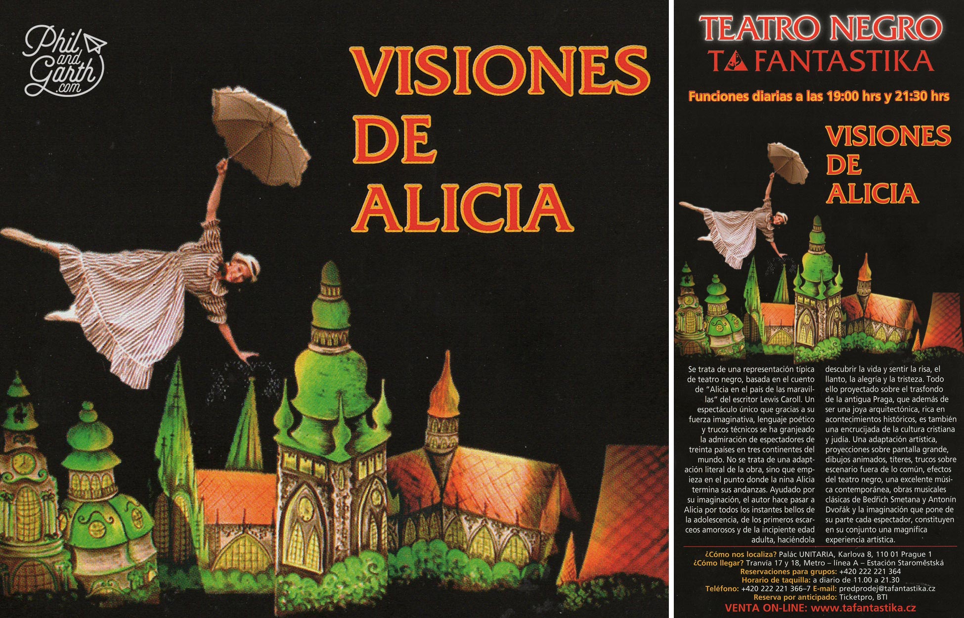 Ta Fantastika Theatre promotional leaflet