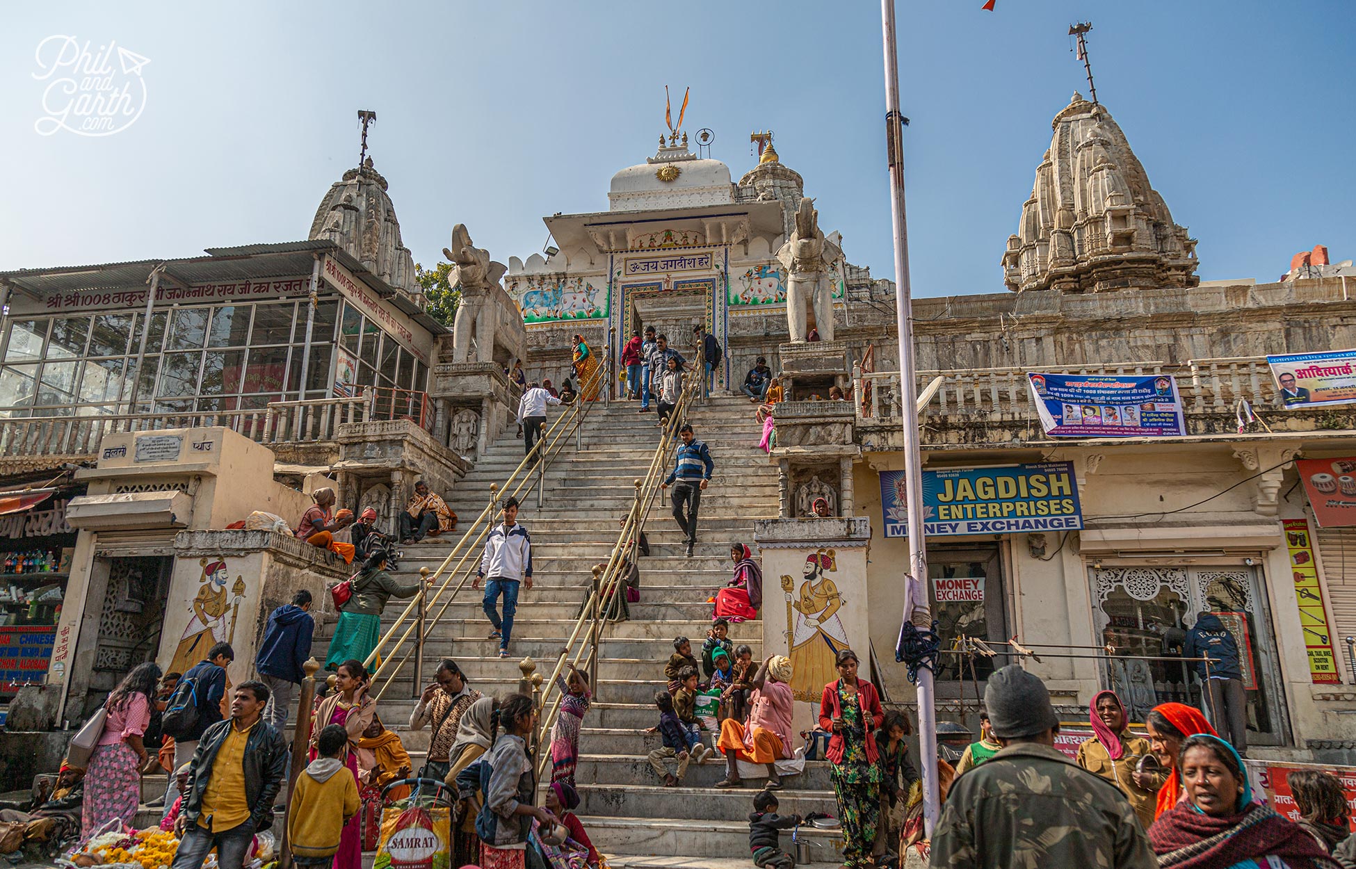 The Jagdish Temple was built in 1651