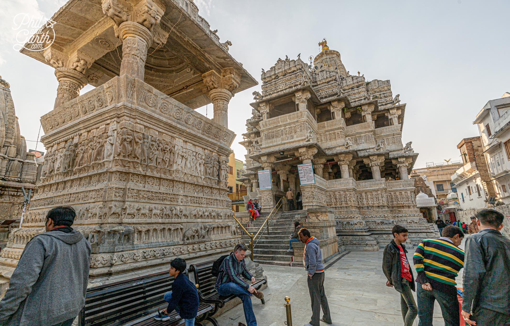 The Jagdish Temple was built in 1651