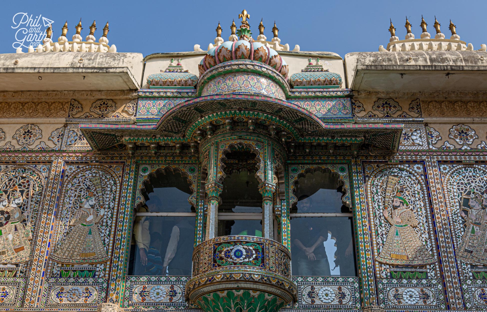 The Mor Chowk courtyard was used to host dinner banquets