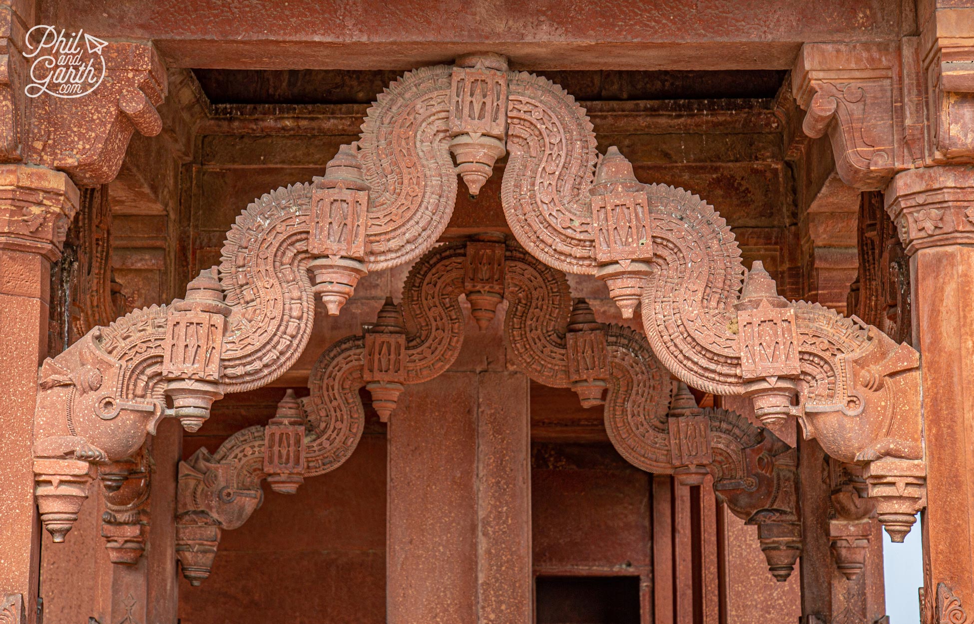 Detail of the Ankh Michauli - The Treasury building