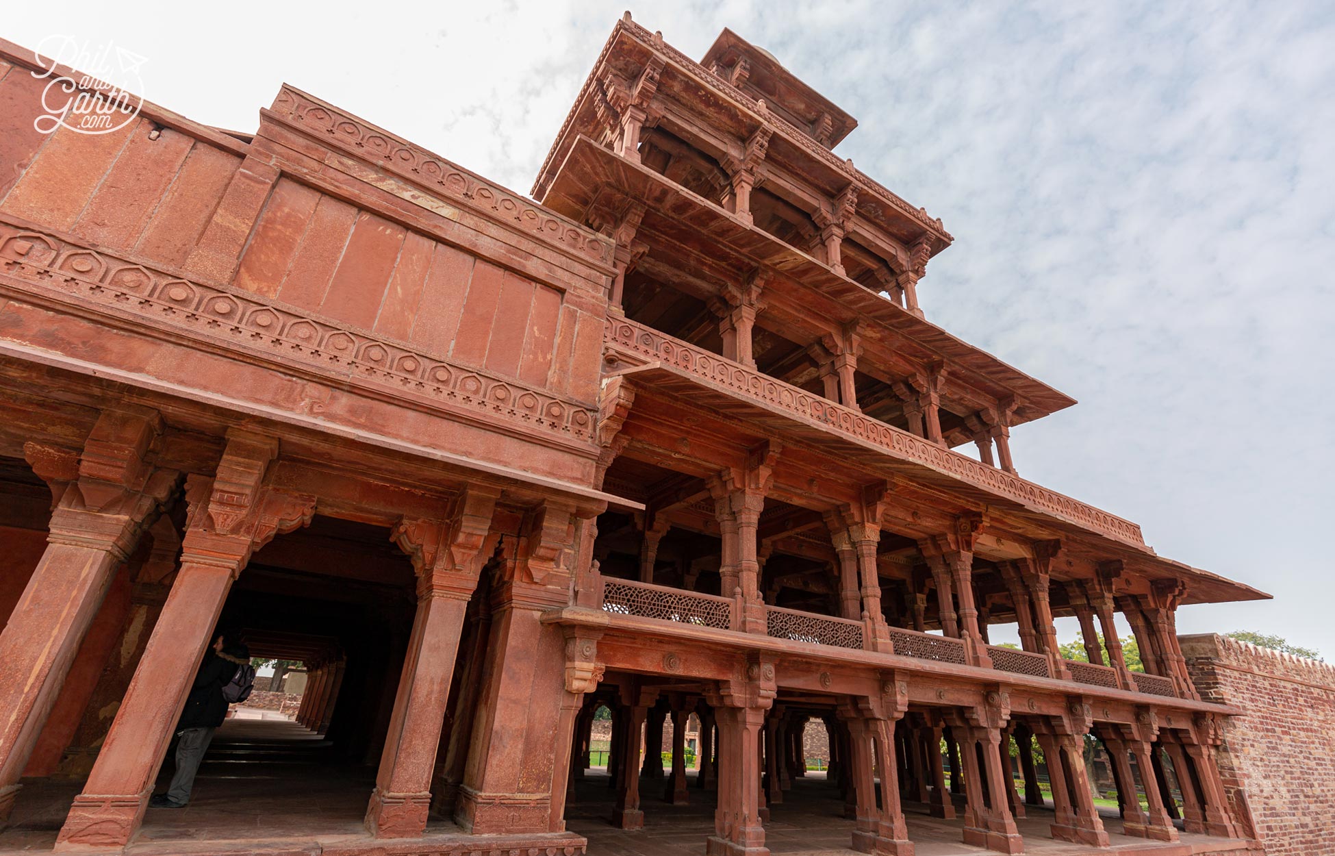 The Panch Mahal - a 5 storey palace for the Queens and other ladies of the court to use for recreation