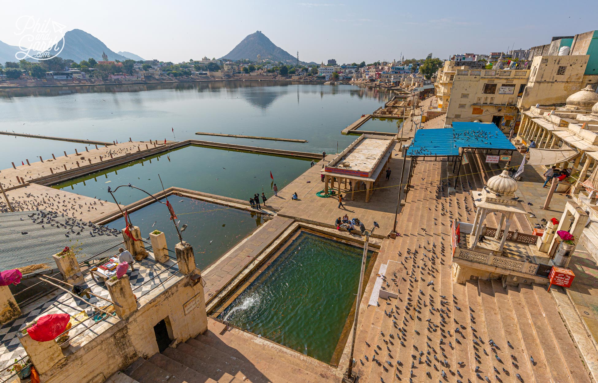 Places to visit in Pushkar, India. Lake Pushkar is considered to be sacred by Hindus