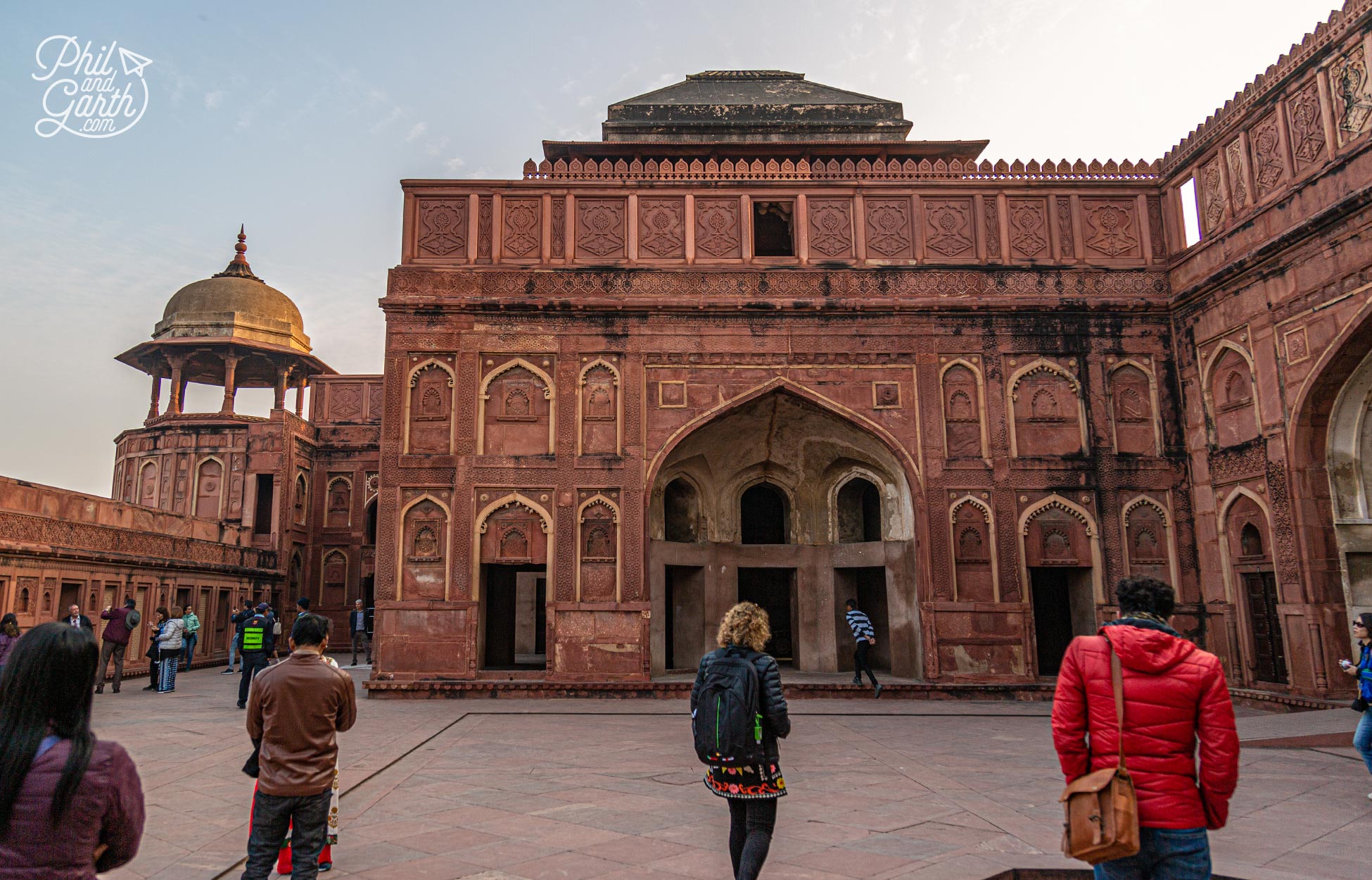 The Riverfront Courtyard of the Jahangiri Mahal Palace