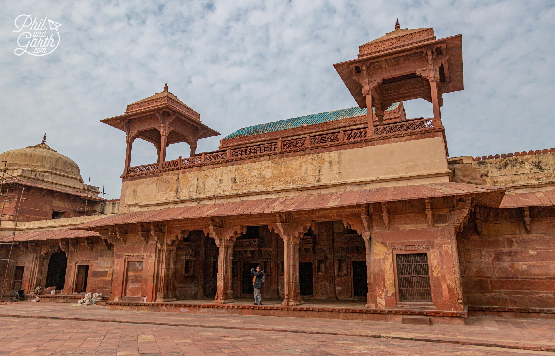 The Jodha Bai Palace built for the Emperor's favourite wife Jodha Bai