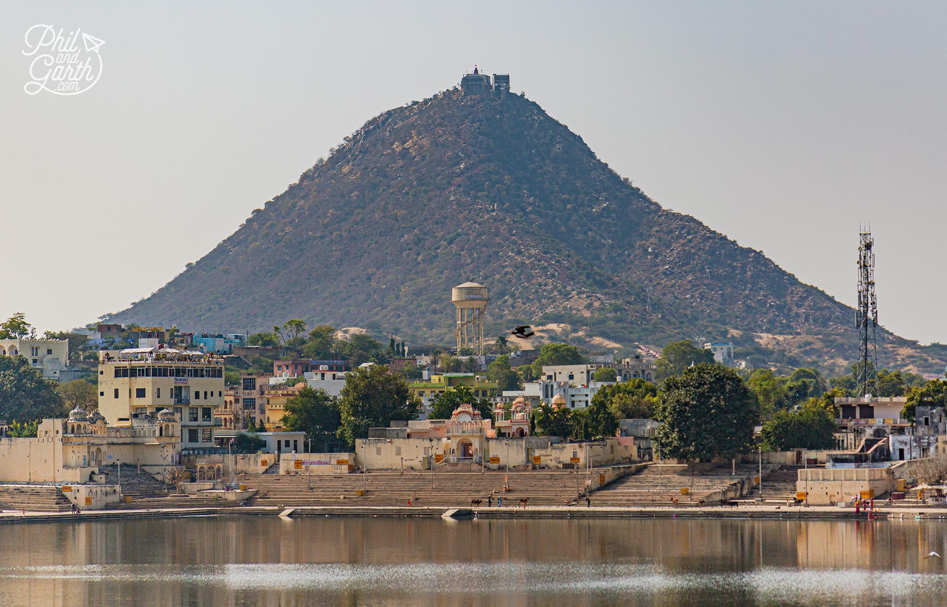 The Savitri Temple was built in 1687 at stands at the top of Ratnagiri Hill