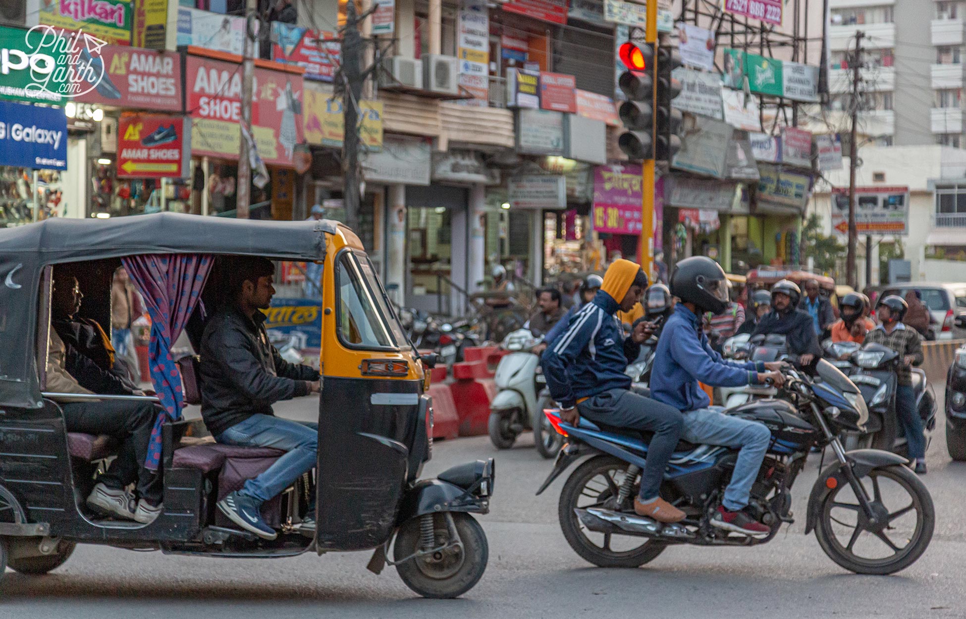 The traffic fumes and pollution were the worst we experienced in India