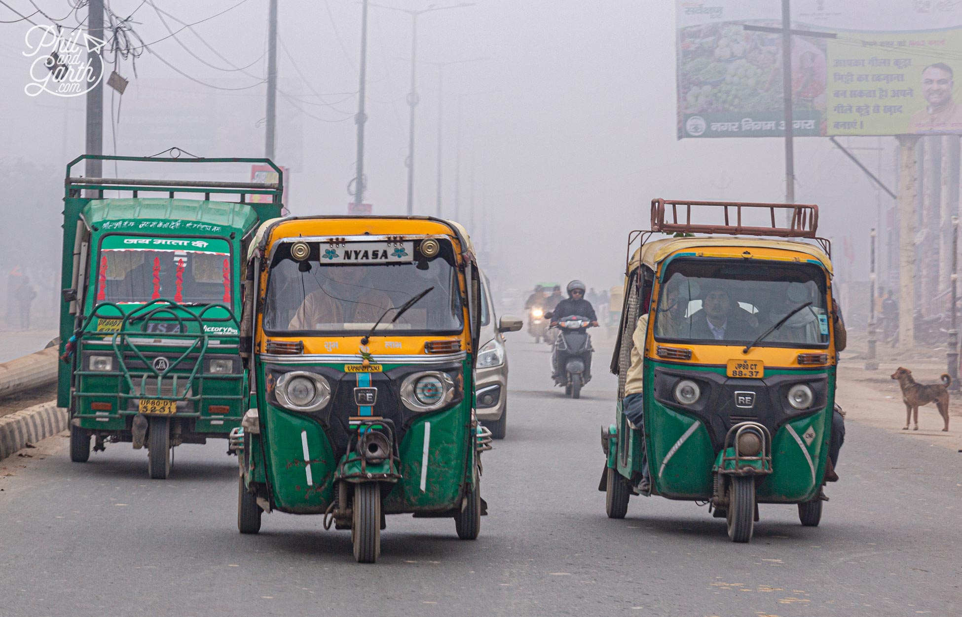 Tuk tuks to Fatehpur Sikri