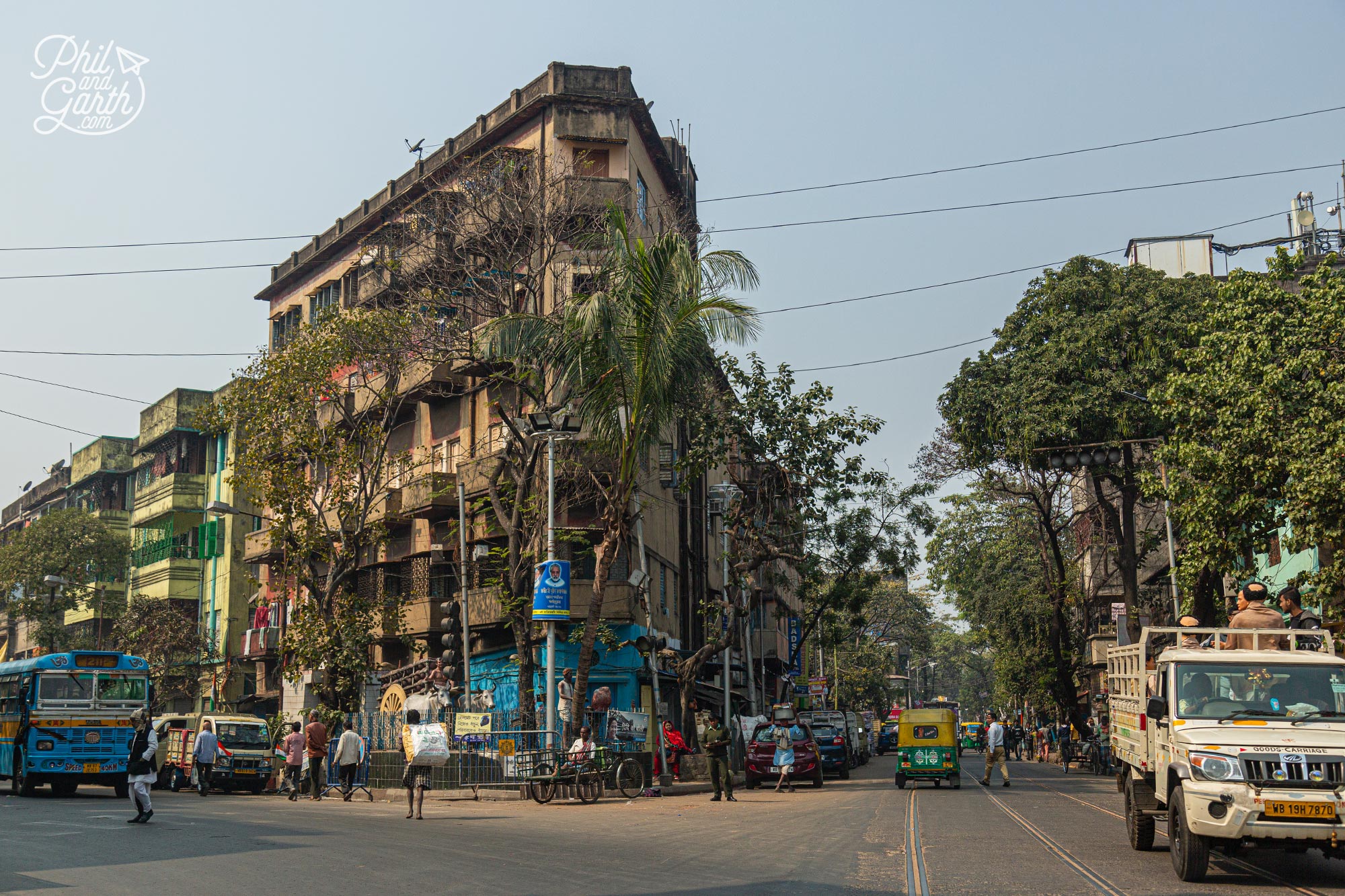 A street scene in North Kolkata