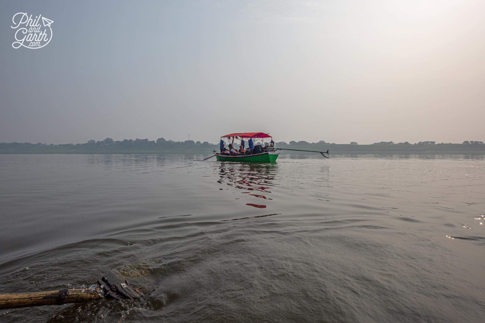 And were off on our 2 day River Ganges boat cruise to Varanasi