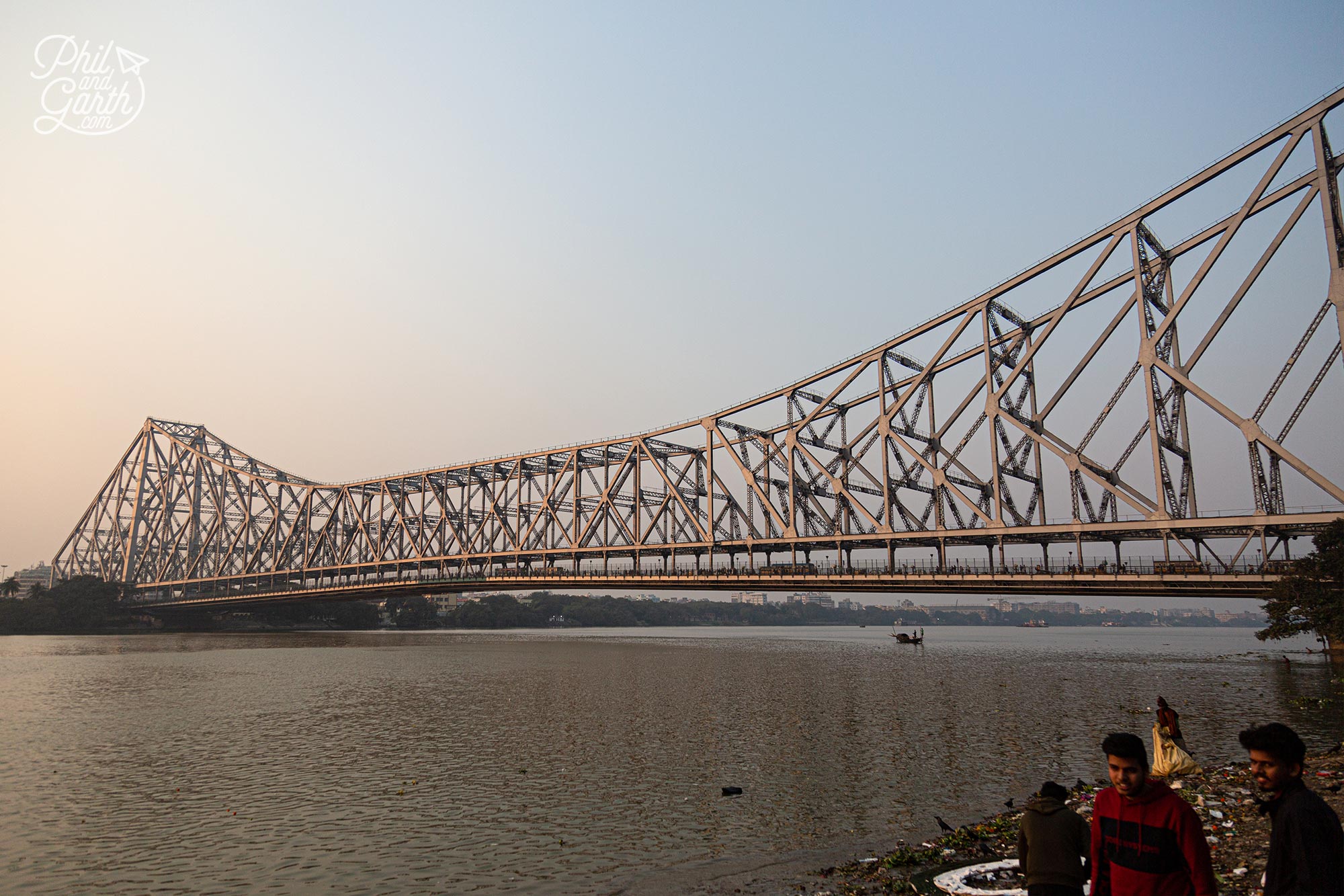 Built in 1874 the Howrah Bridge is one of the main landmark's of Kolkata
