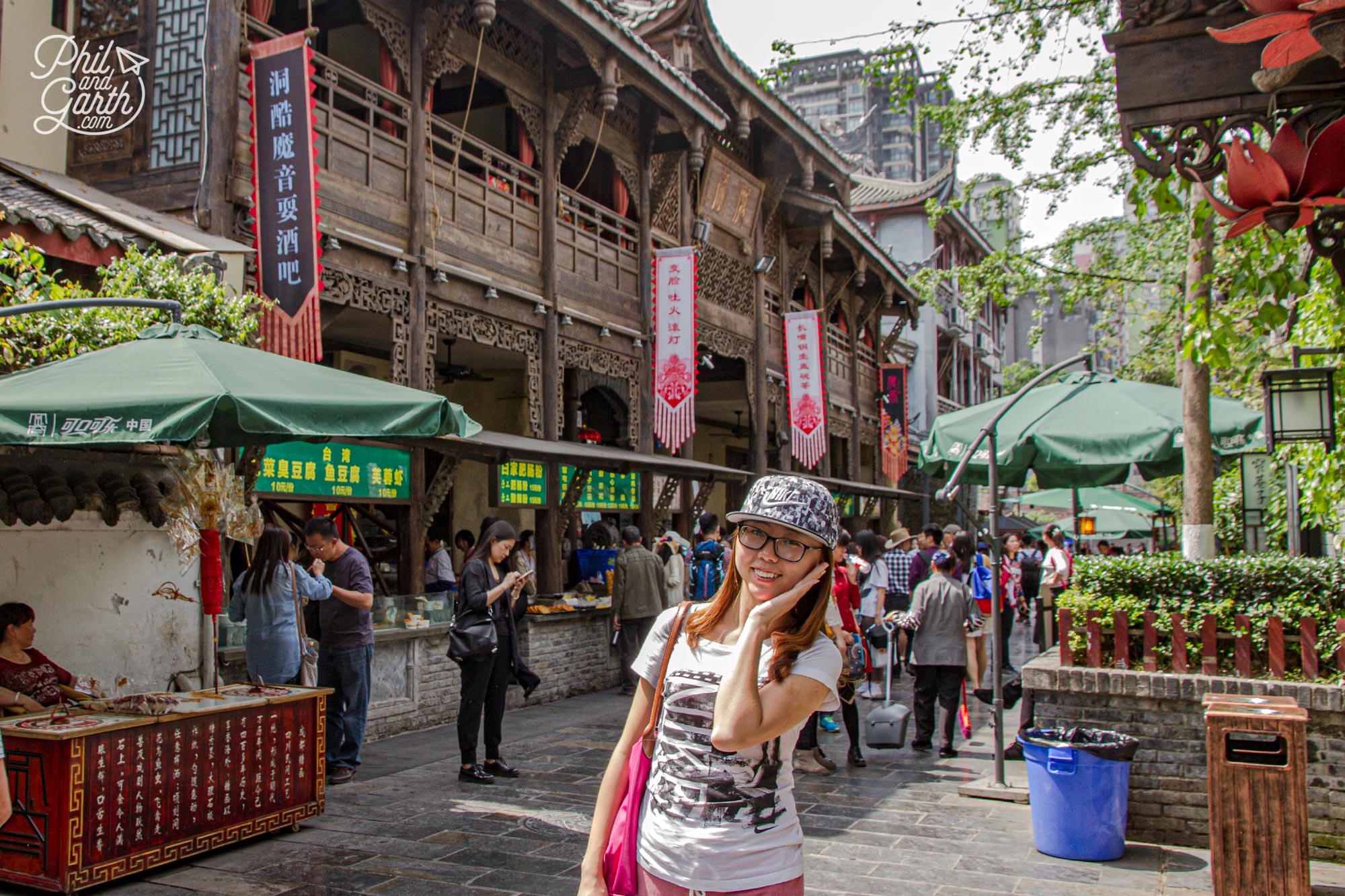 Cecilia, our lovely guide for the day in Chengdu China