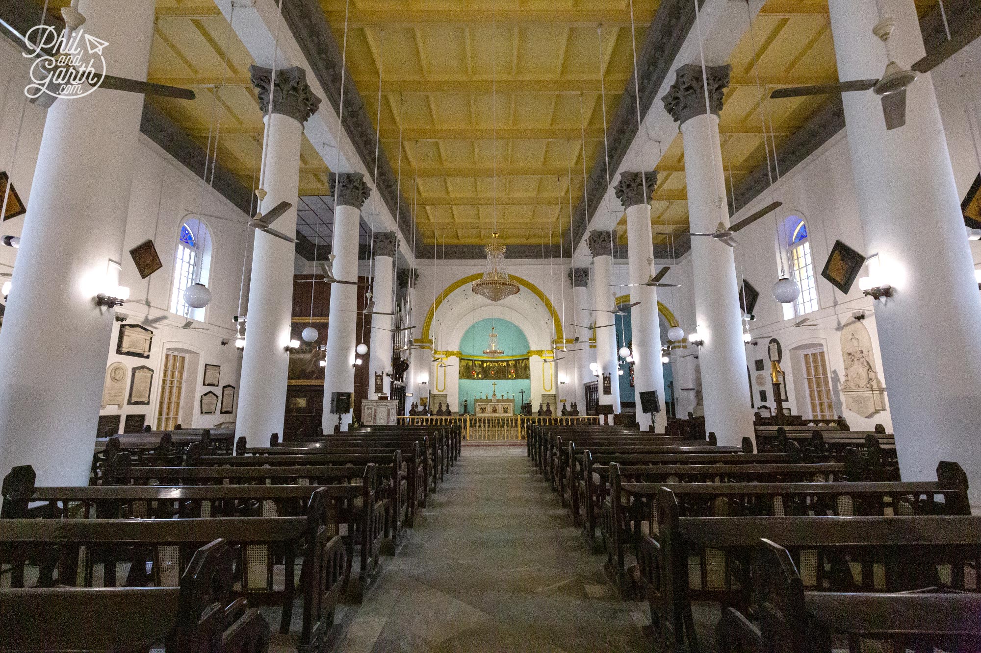 Inside St Johns Church Kolkata India