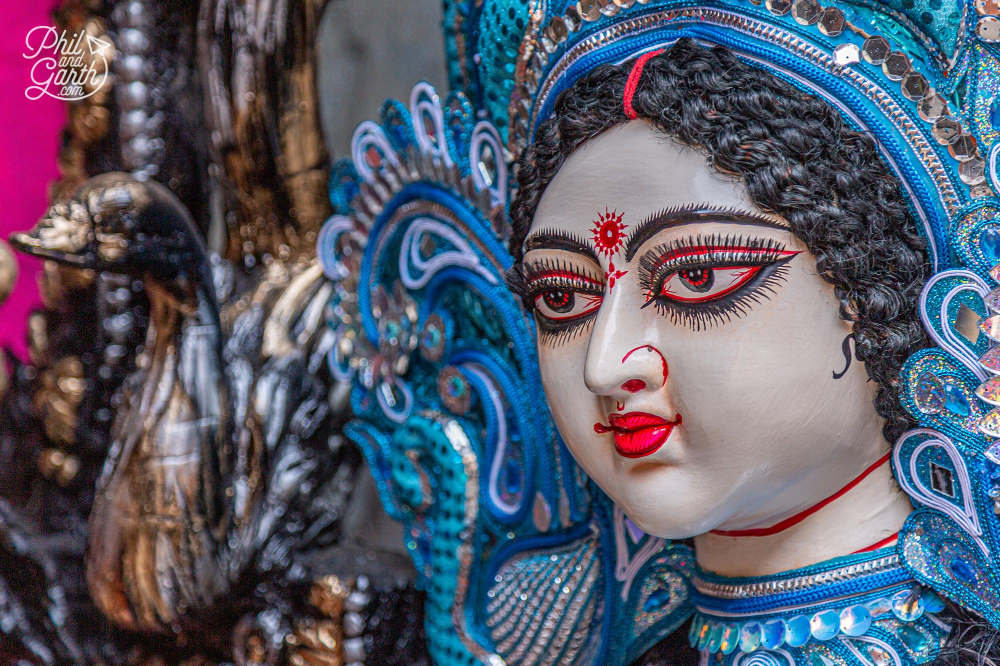Kumartuli make hundreds of statues of the Hindu Goddess Durga